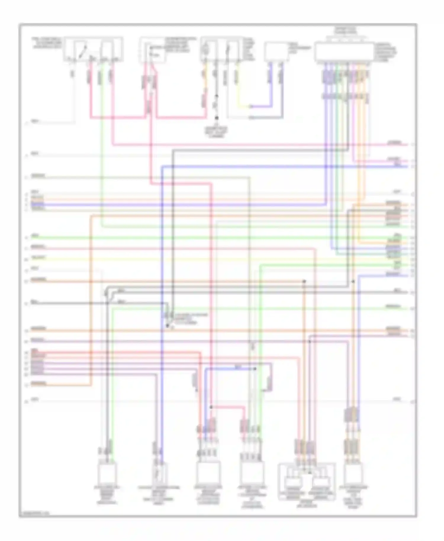 9-5 Saab I facelift 2 (2005-2010): Wiring diagram engine performance 2.3l turbo (2 of 3)