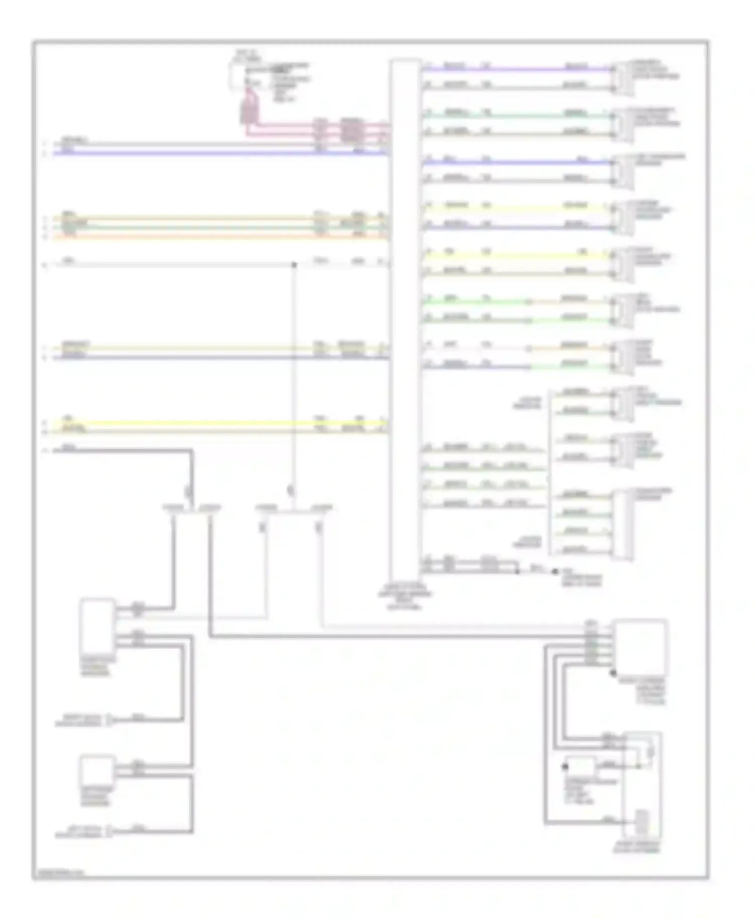 9-5 Saab I facelift 2 (2005-2010): Navigation circuit (2 of 2)