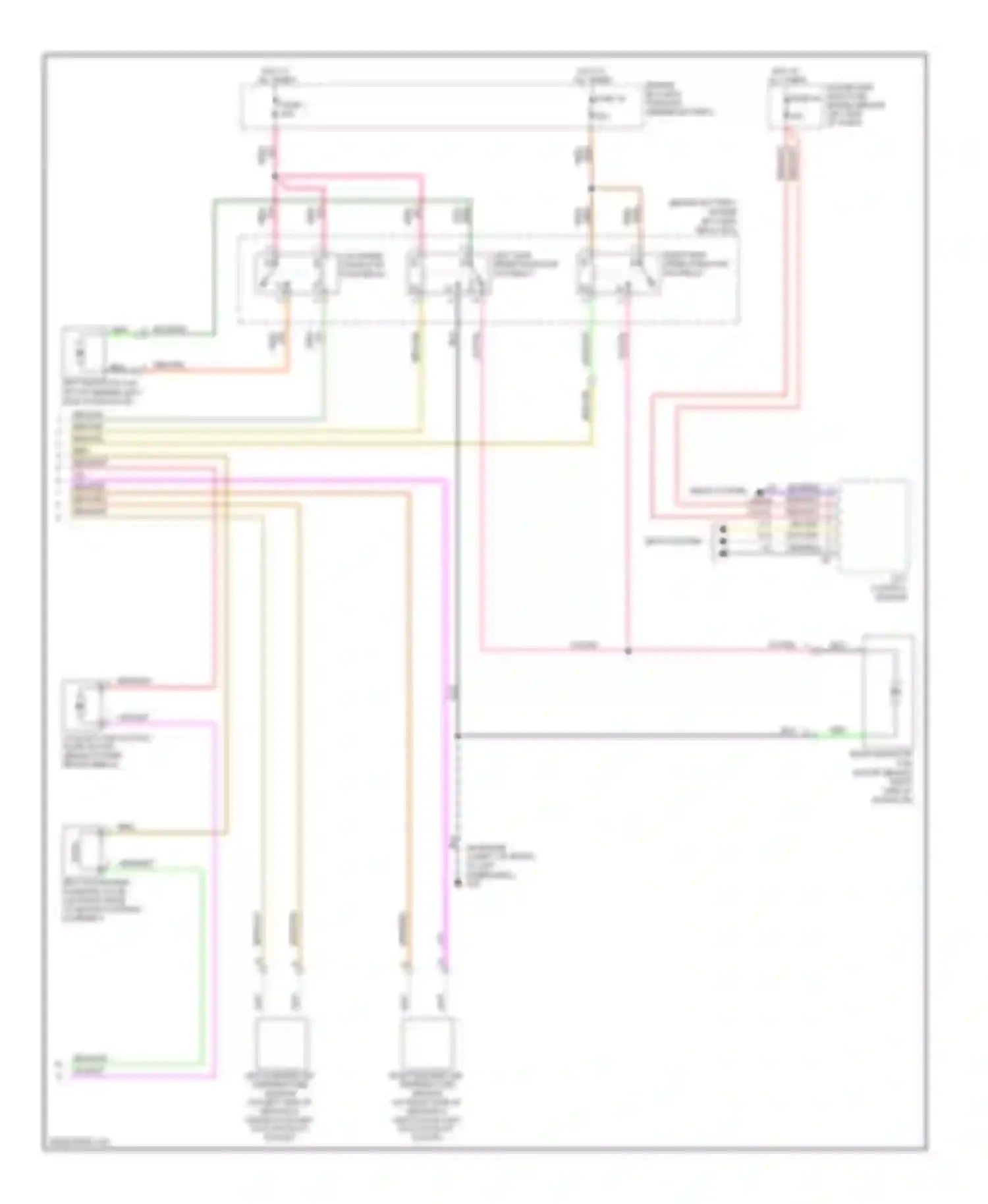 Wiring diagram control module for Saab 9-5 I facelift 2 (2005-2010) (1 of 3)