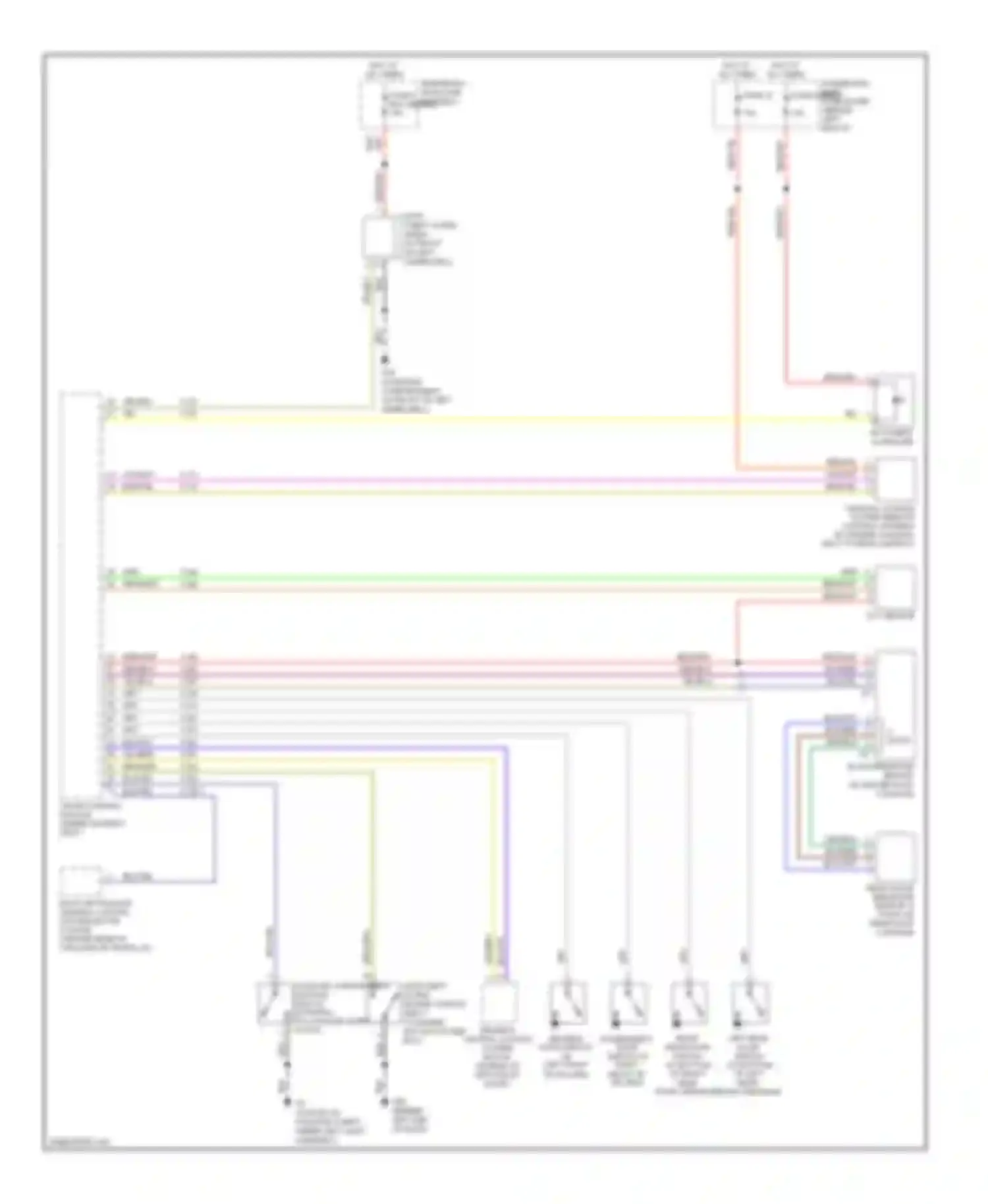 Wiring diagram engine bay main fuse for Saab 9-5 I facelift 2 (2005-2010) (1 of 1)