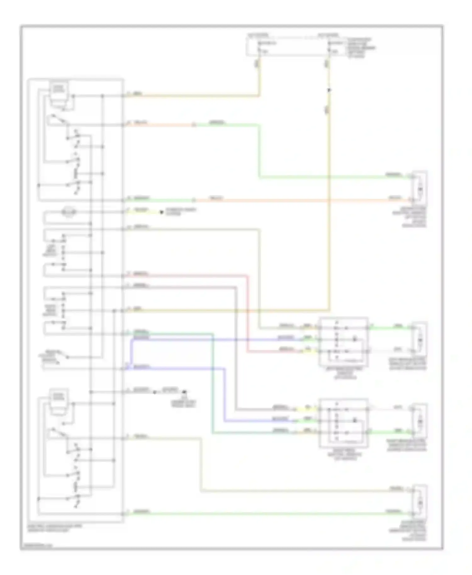 Wiring diagram grn/gry for Saab 9-5 I facelift 2 (2005-2010) (4 of 6)