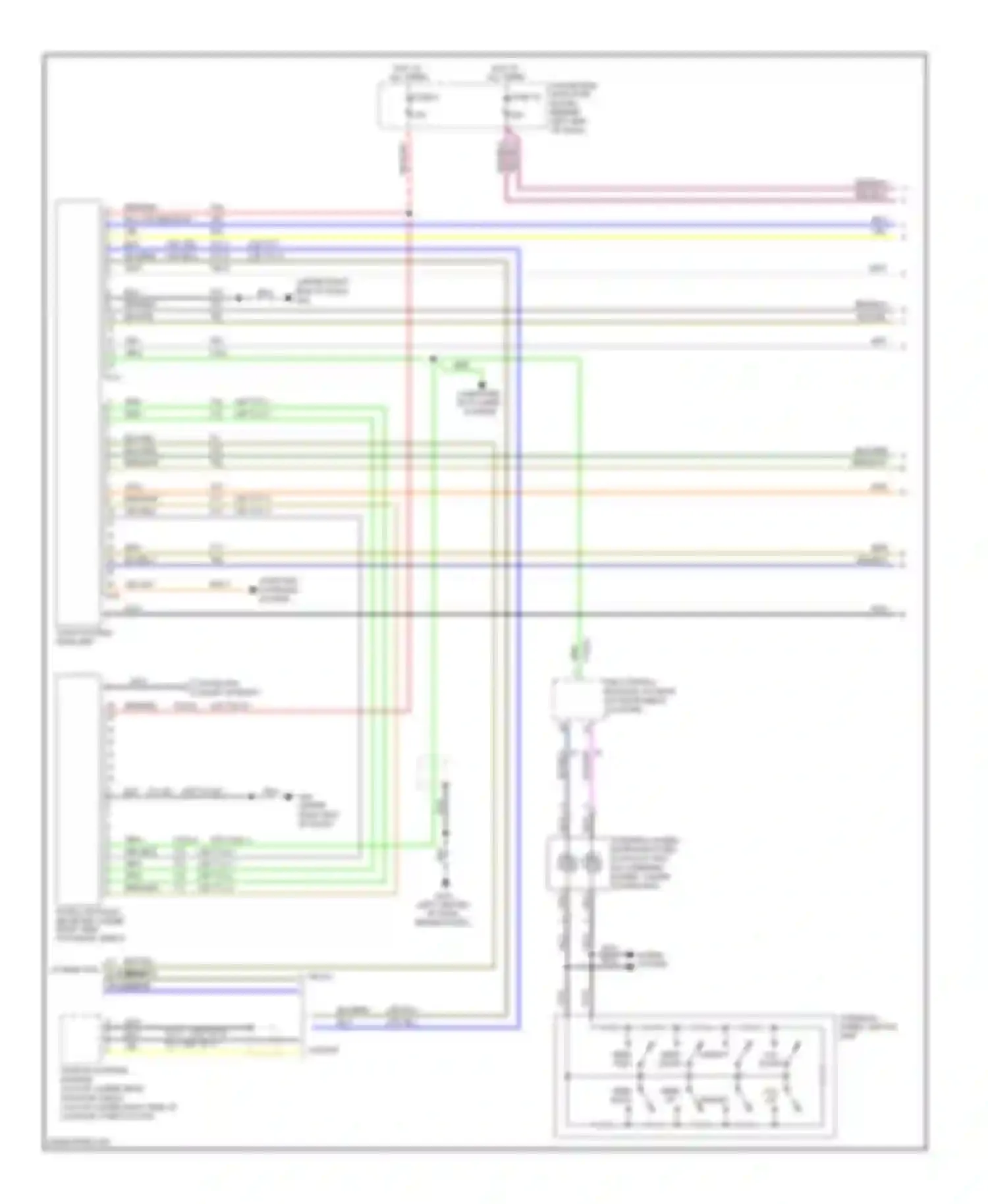 Wiring diagram gry/blk for Saab 9-5 I facelift 2 (2005-2010) (3 of 5)