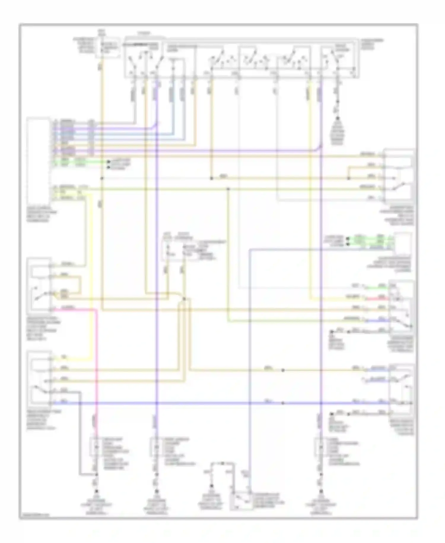 Wiring diagram jr pr for Saab 9-5 I facelift 2 (2005-2010) (1 of 2)