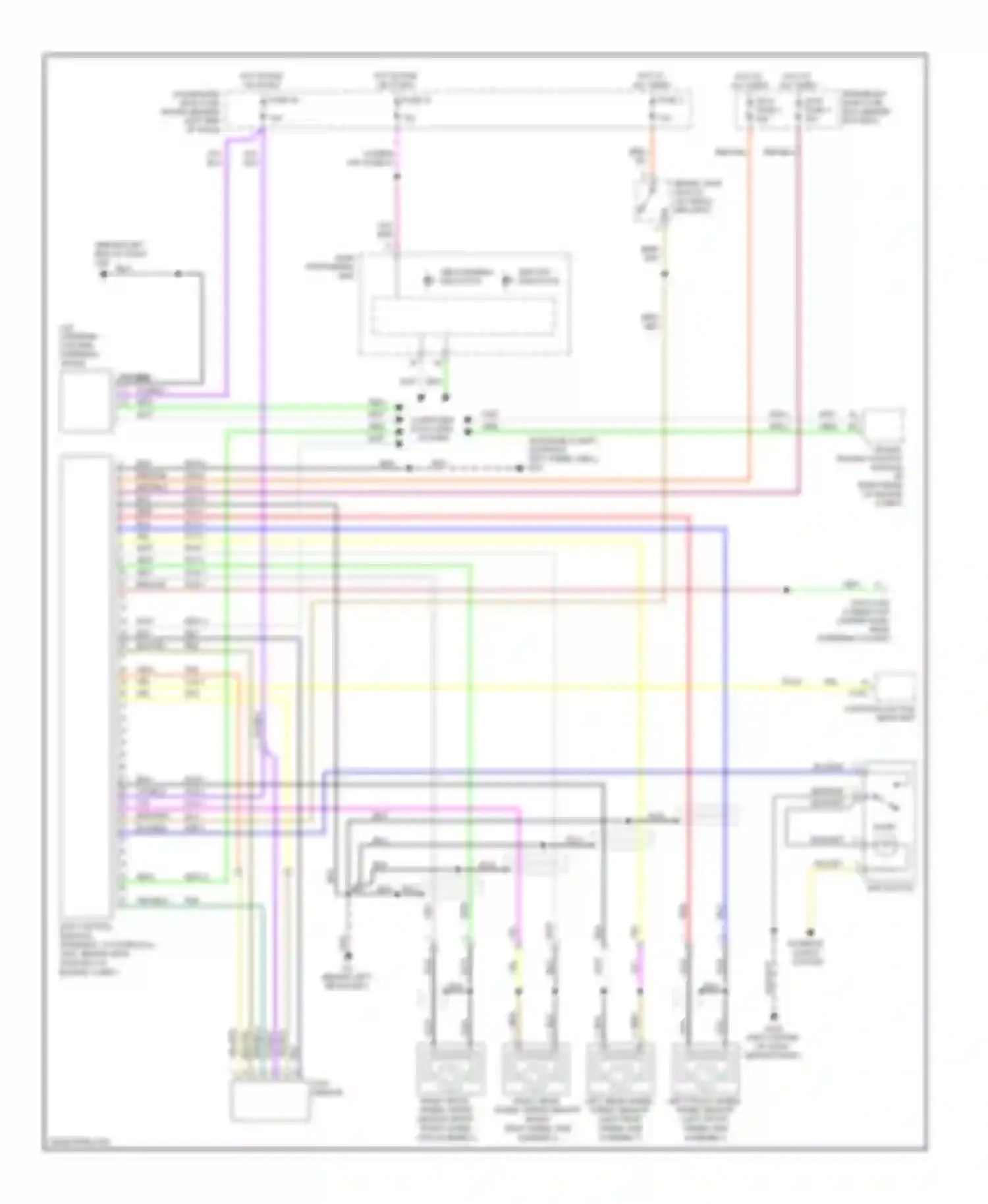 Wiring diagram red for Saab 9-5 I facelift 2 (2005-2010) (1 of 28)