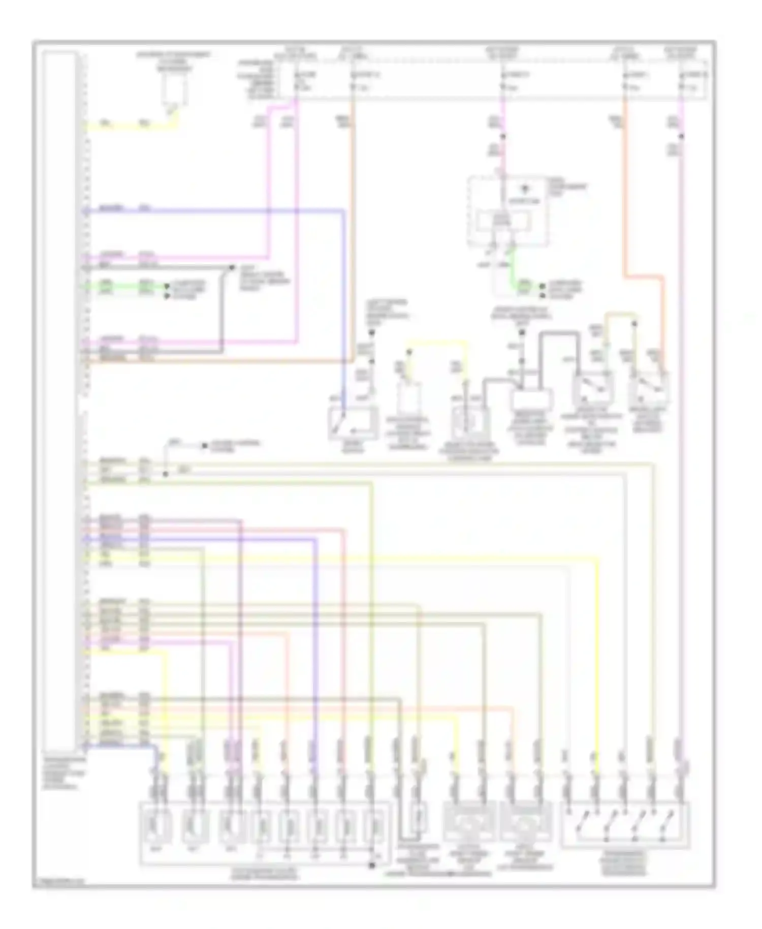Wiring diagram vio/wht for Saab 9-5 I facelift 2 (2005-2010) (14 of 14)