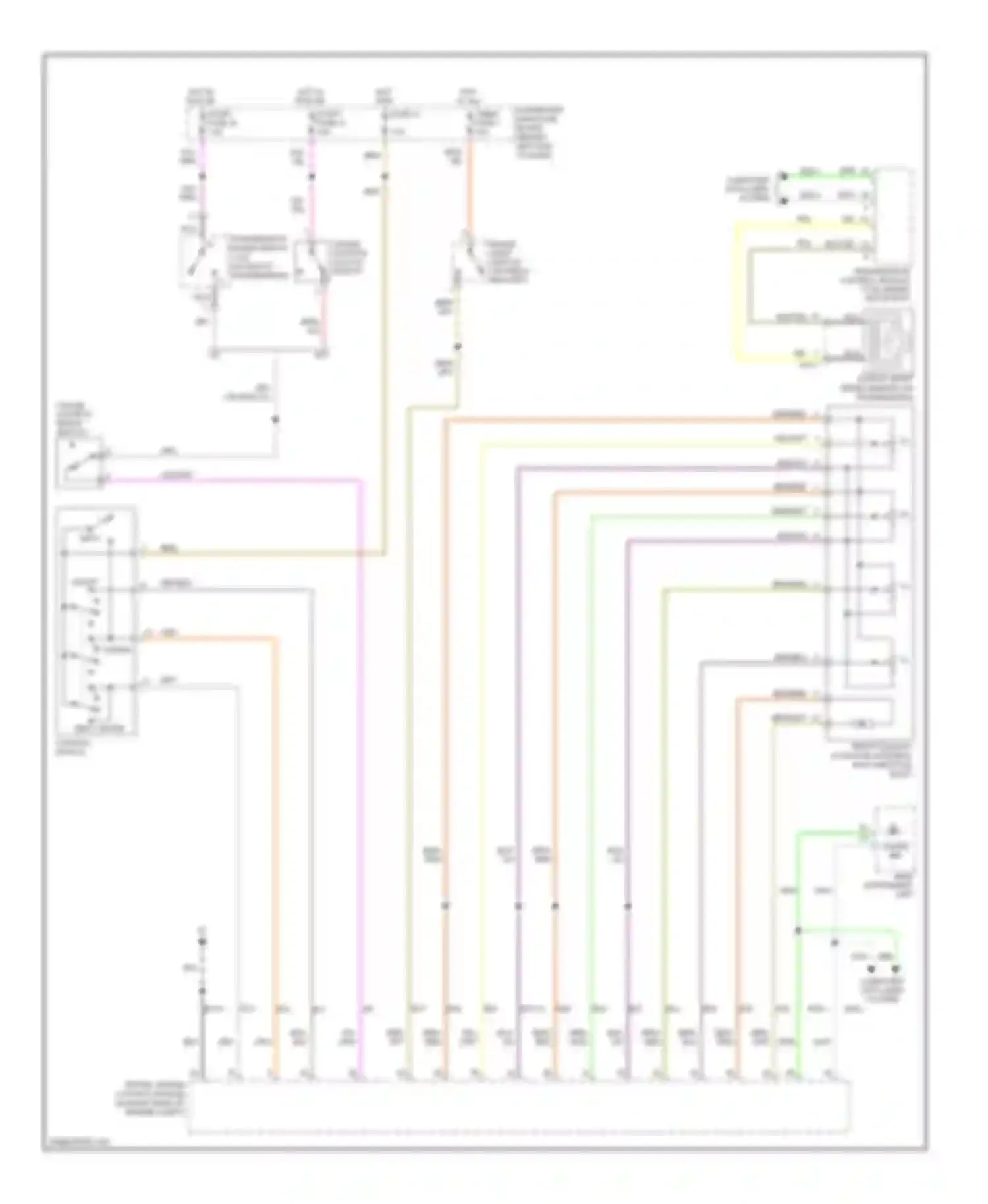 Wiring diagram vio/wht for Saab 9-5 I facelift 2 (2005-2010) (4 of 14)