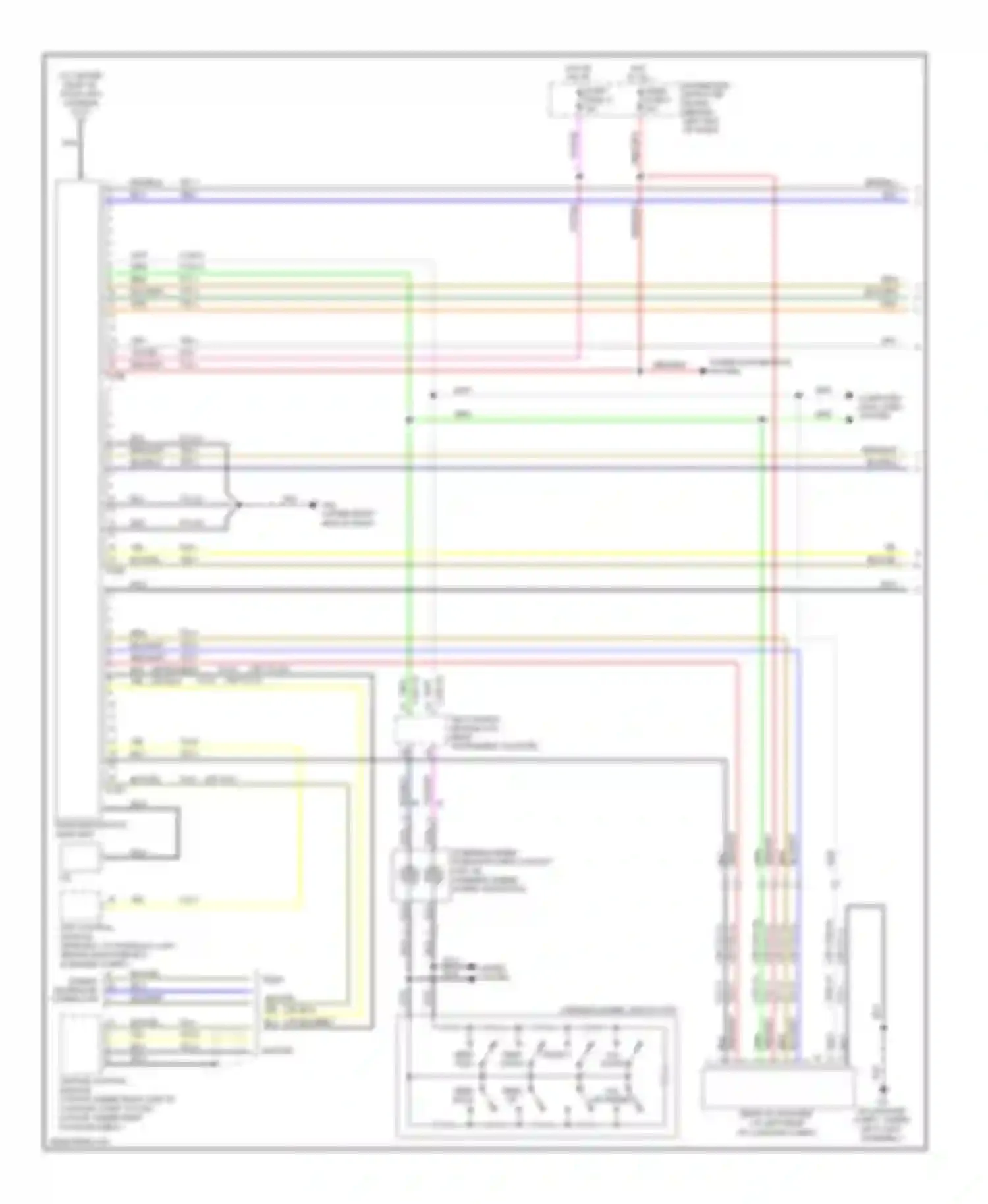 Wiring diagram vol up preset for Saab 9-5 I facelift 2 (2005-2010) (1 of 2)