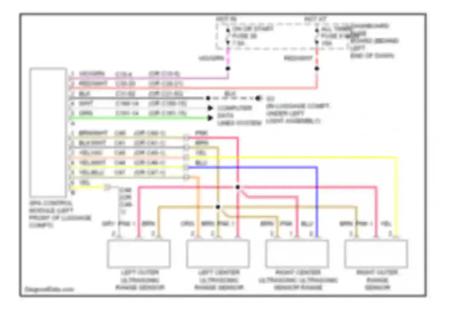 Wiring diagram wht for Saab 9-5 I facelift 2 (2005-2010) (35 of 53)