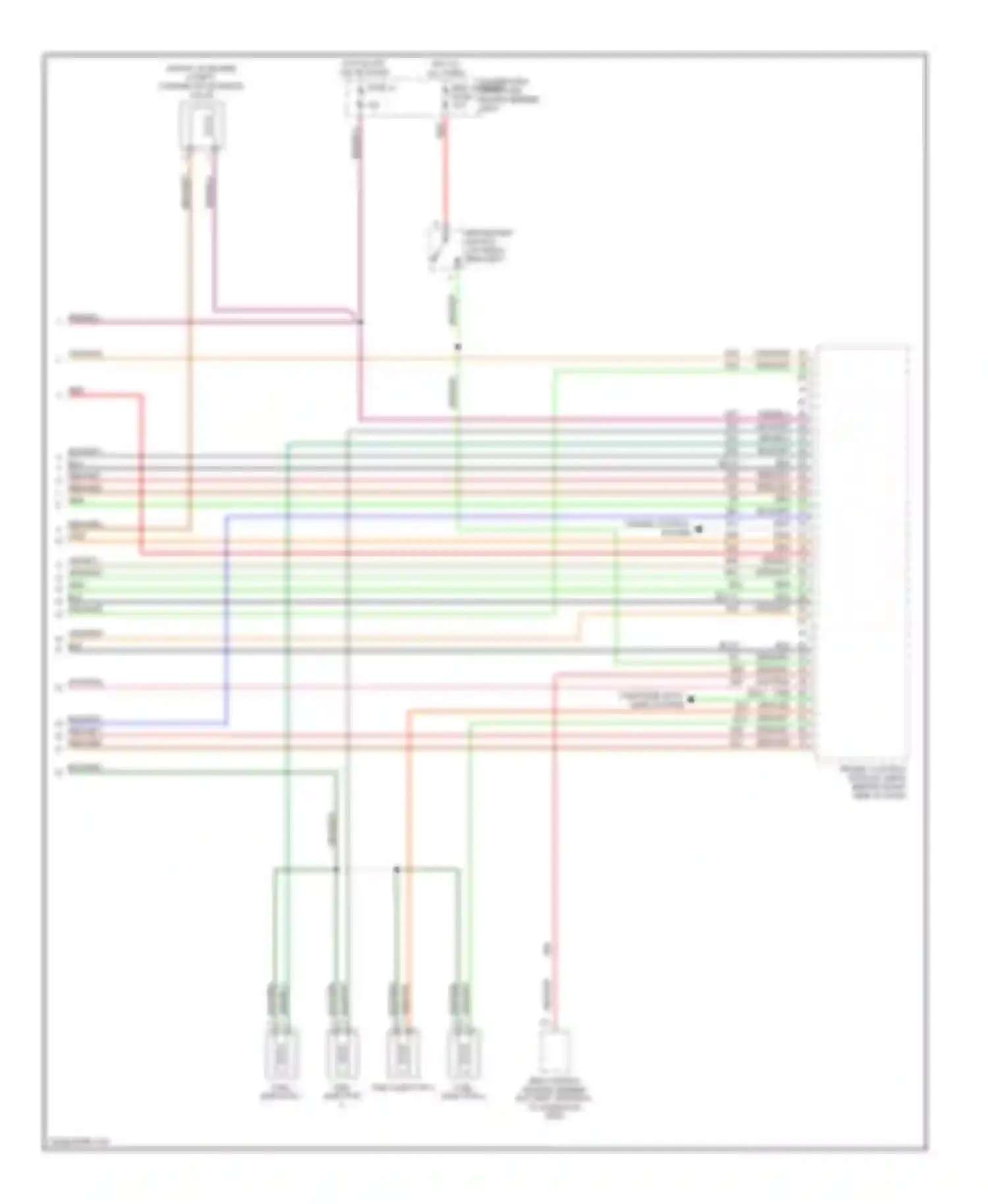 9-5 Saab I facelift (2001-2005): Wiring diagram engine performance 2.3l turbo (3 of 3)