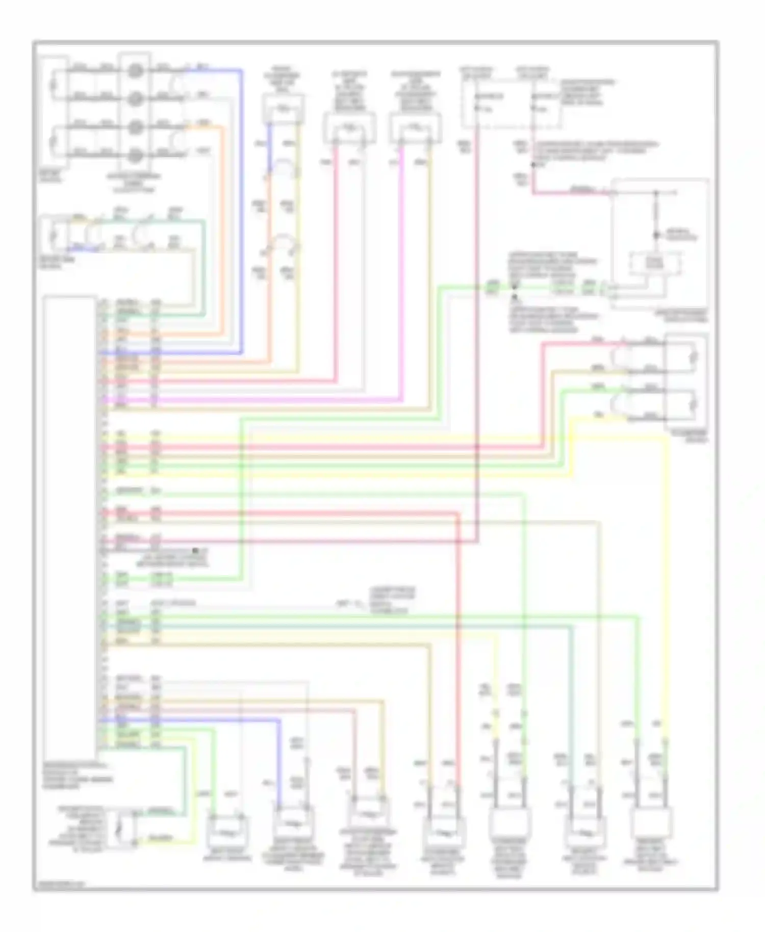 9-5 Saab I facelift (2001-2005): Supplemental restraints circuit