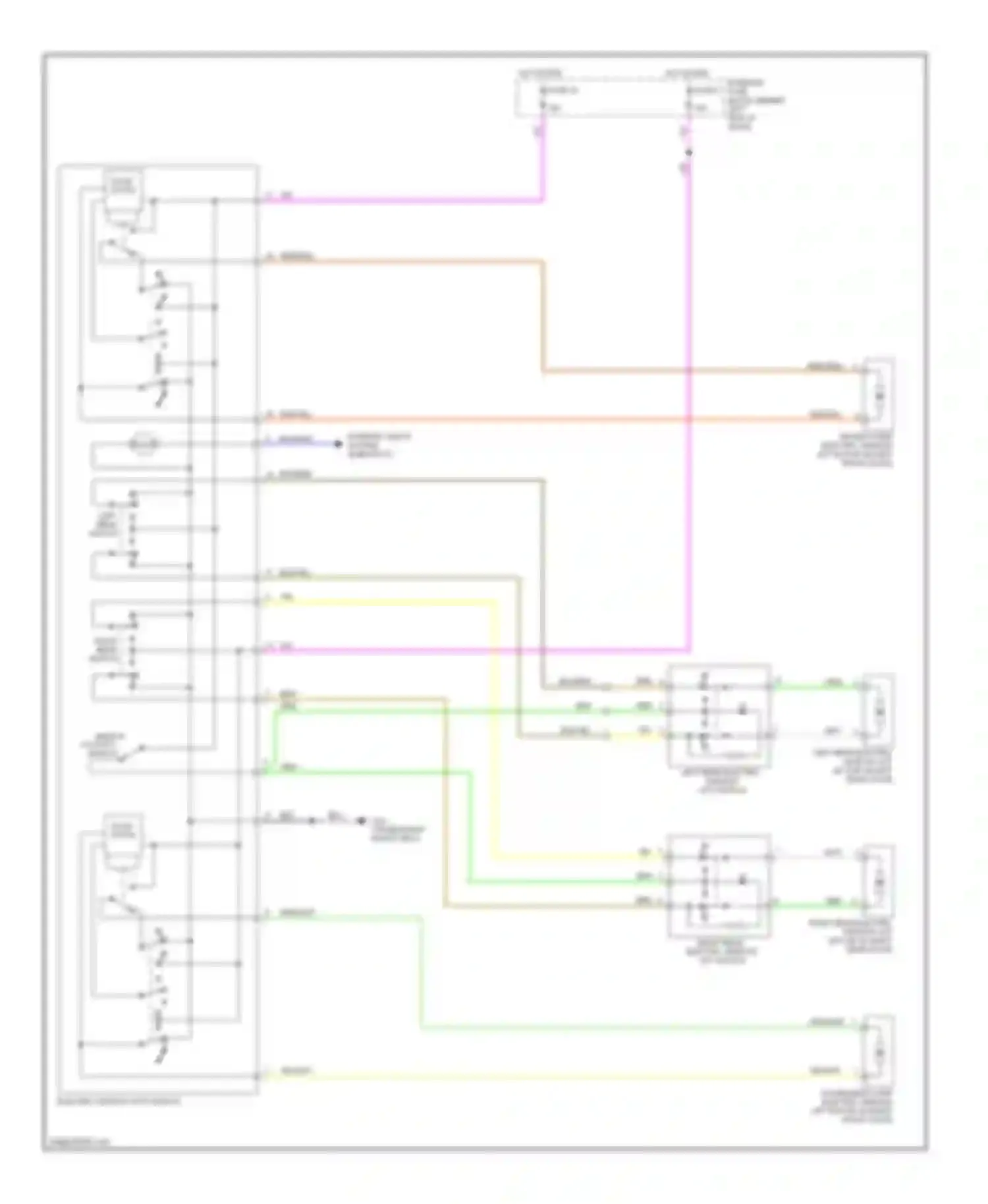 Wiring diagram blk/brn for Saab 9-5 I facelift (2001-2005) (2 of 2)