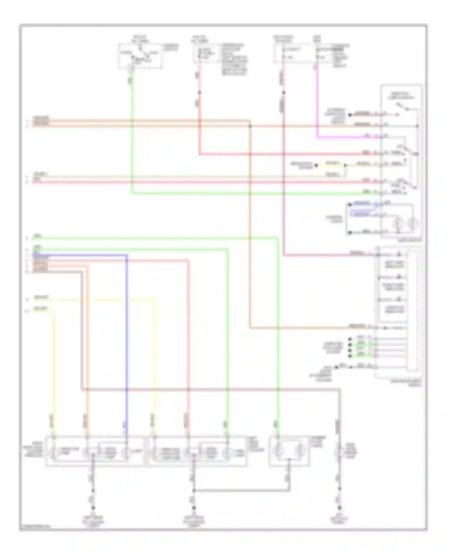 Wiring diagram blk/red for Saab 9-5 I facelift (2001-2005) (3 of 11)