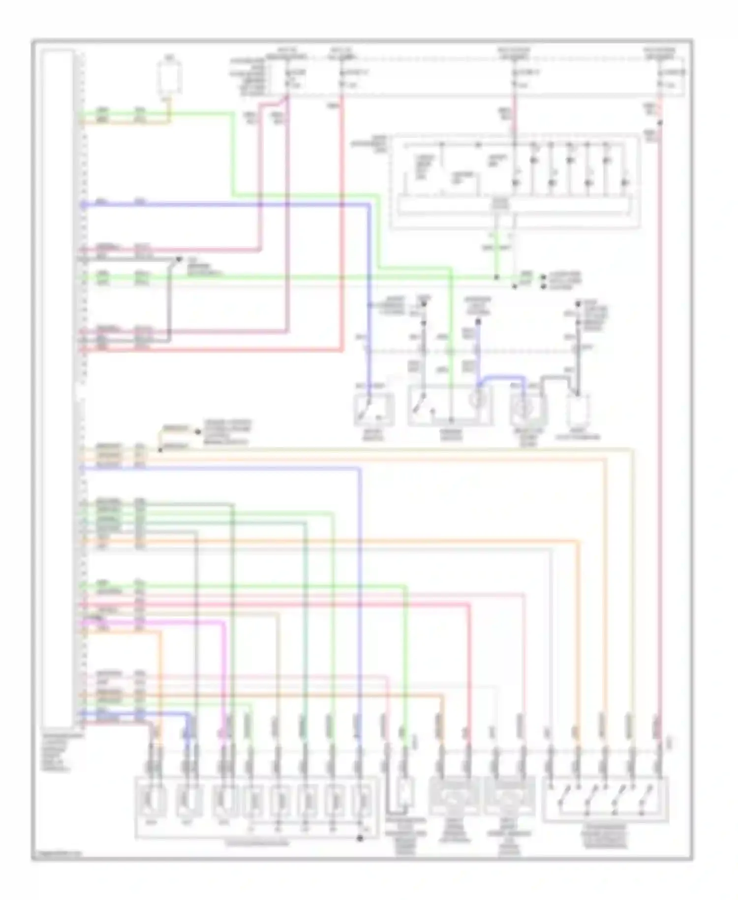 Wiring diagram blk/wht for Saab 9-5 I facelift (2001-2005) (11 of 16)