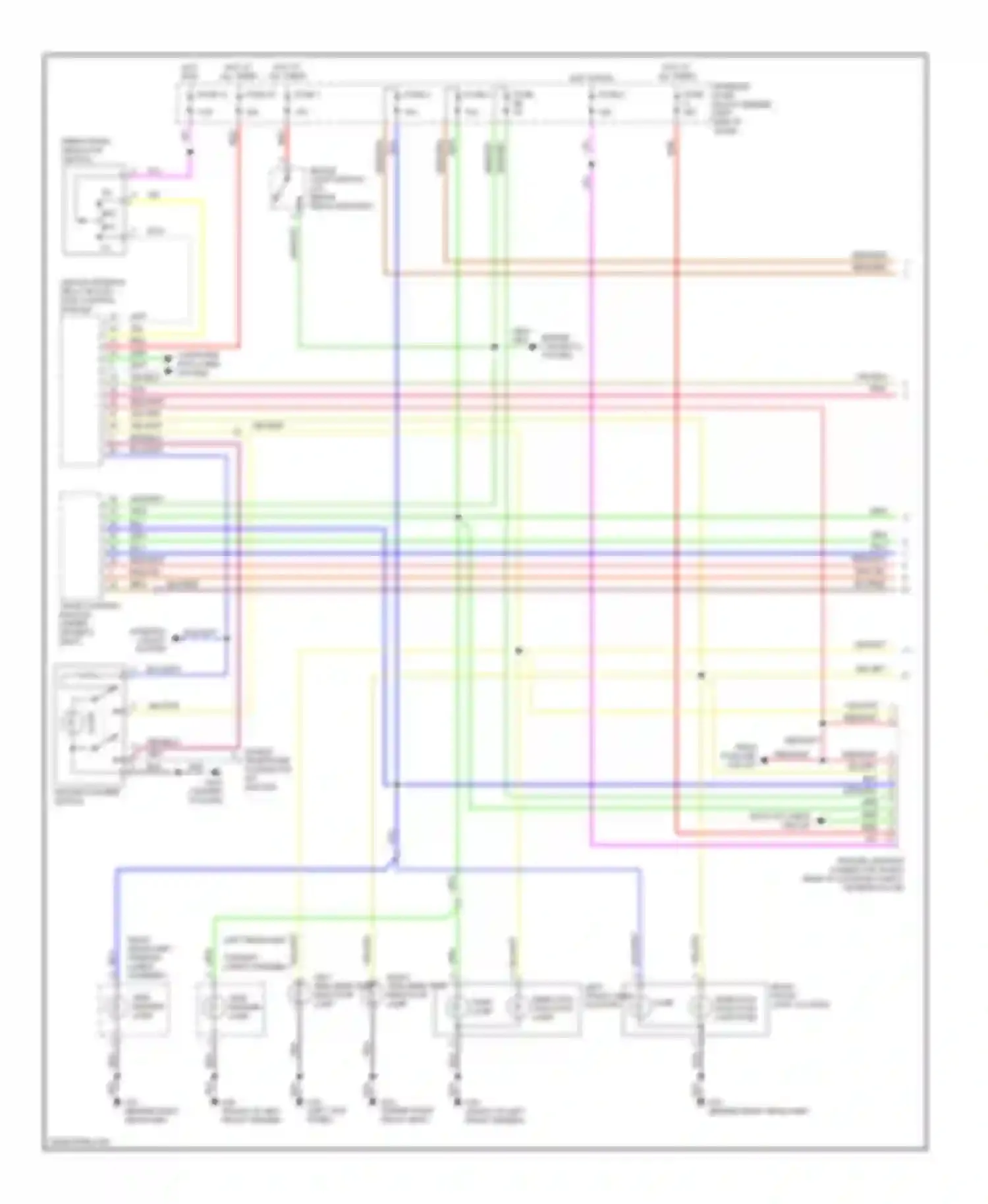 Wiring diagram computer data lines system for Saab 9-5 I facelift (2001-2005) (12 of 26)