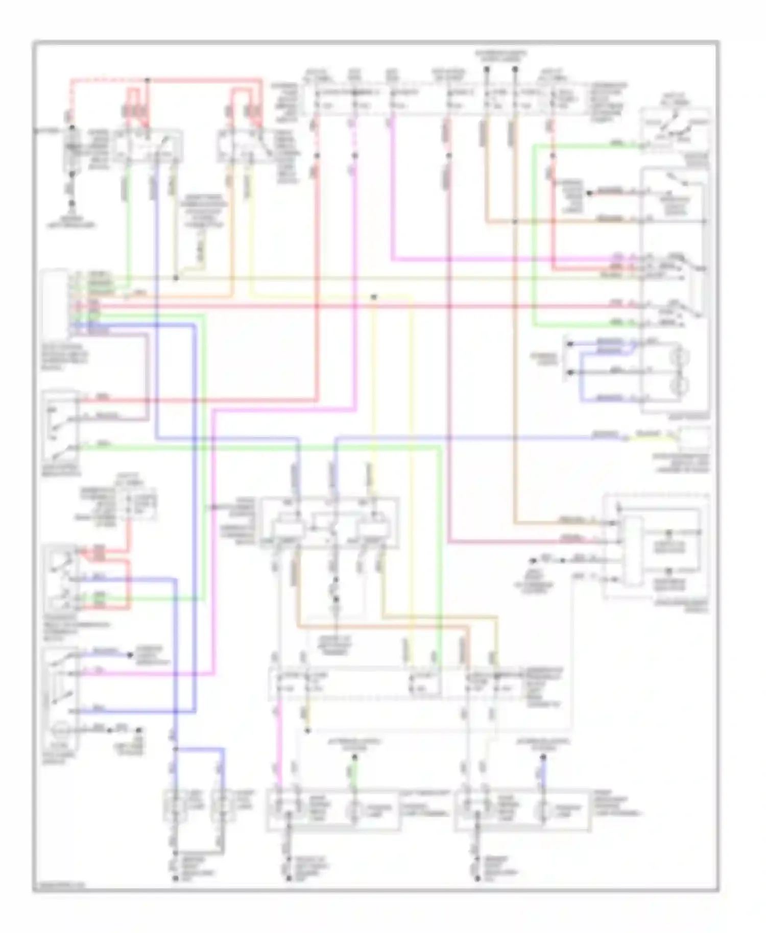 Wiring diagram fuse 31 for Saab 9-5 I facelift (2001-2005) (2 of 4)