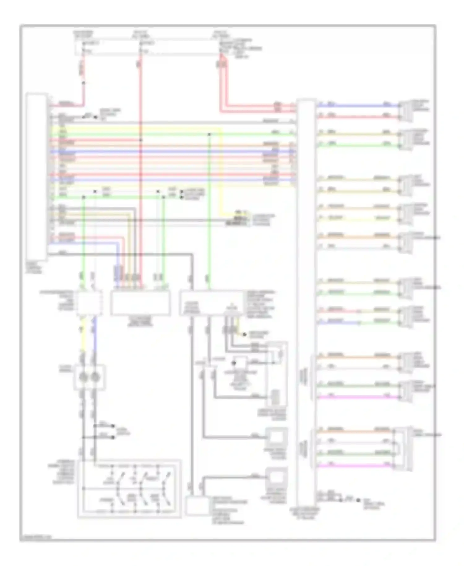 Wiring diagram select vol up for Saab 9-5 I facelift (2001-2005) (1 of 1)