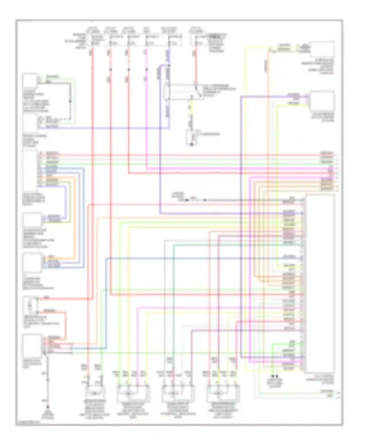 9-5 Saab I (1997-2001): Automatic a/c circuit (1 of 2)
