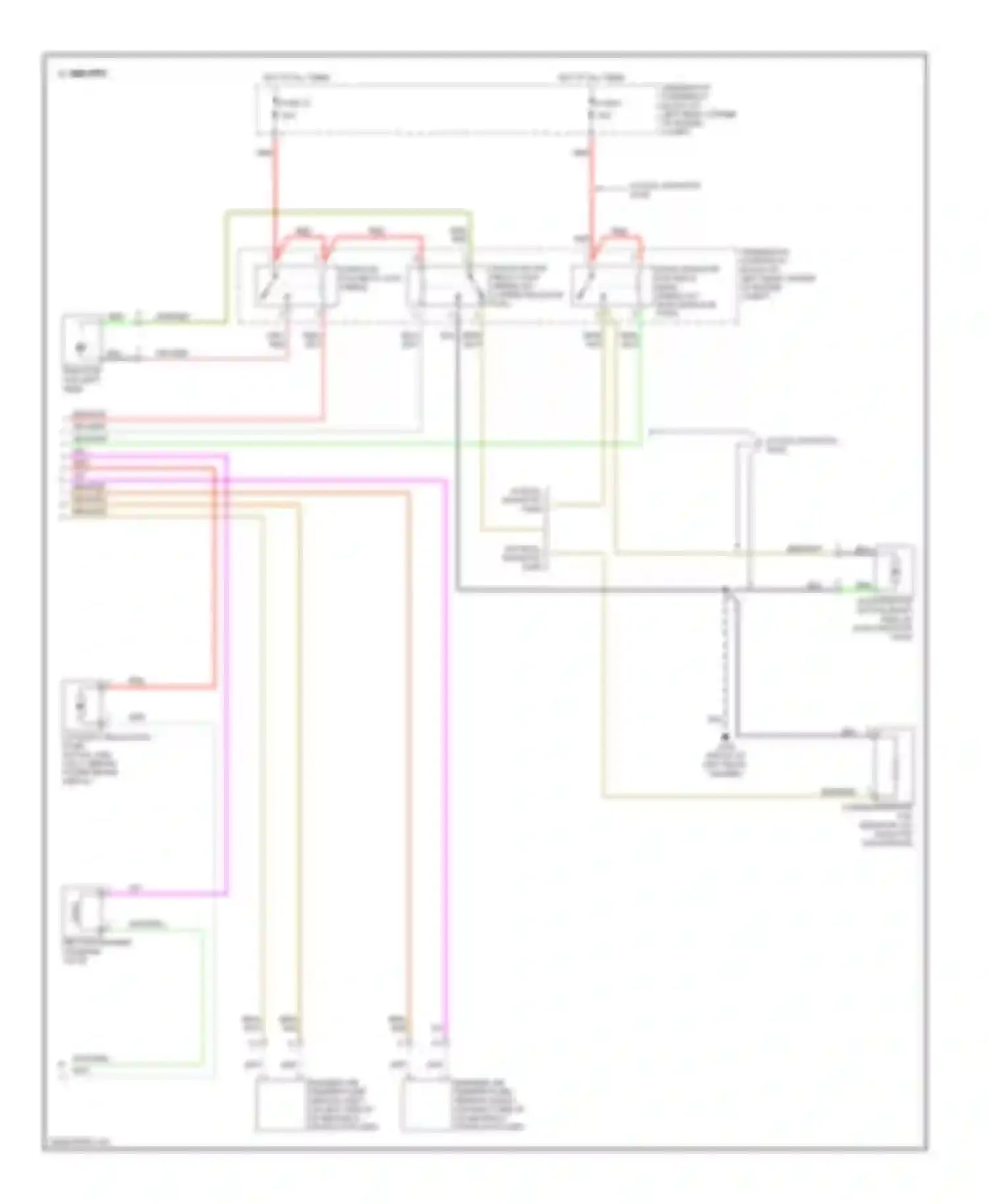 9-5 Saab I (1997-2001): Automatic a/c circuit (2 of 2)