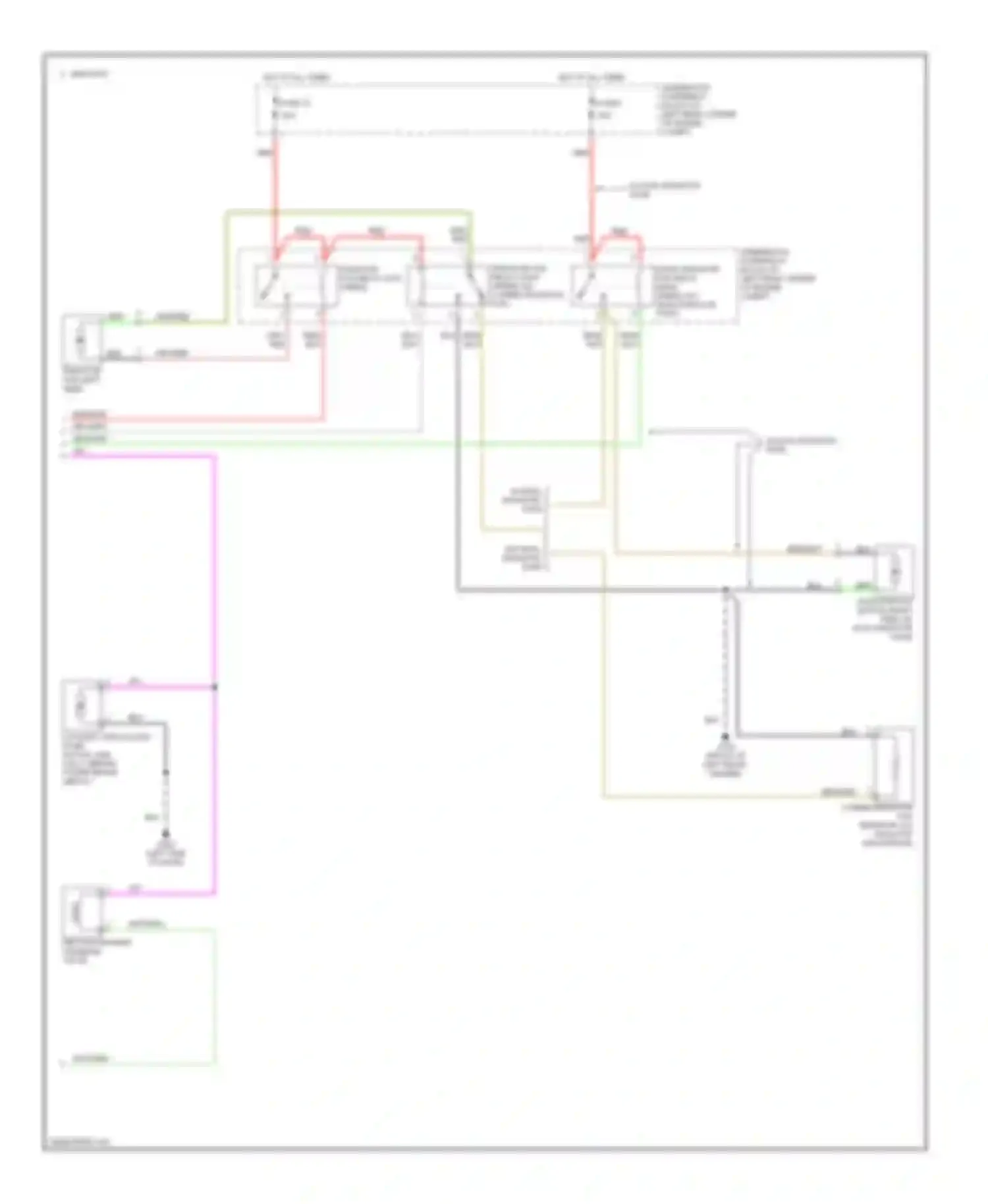 9-5 Saab I (1997-2001): Manual a/c circuit (2 of 2)