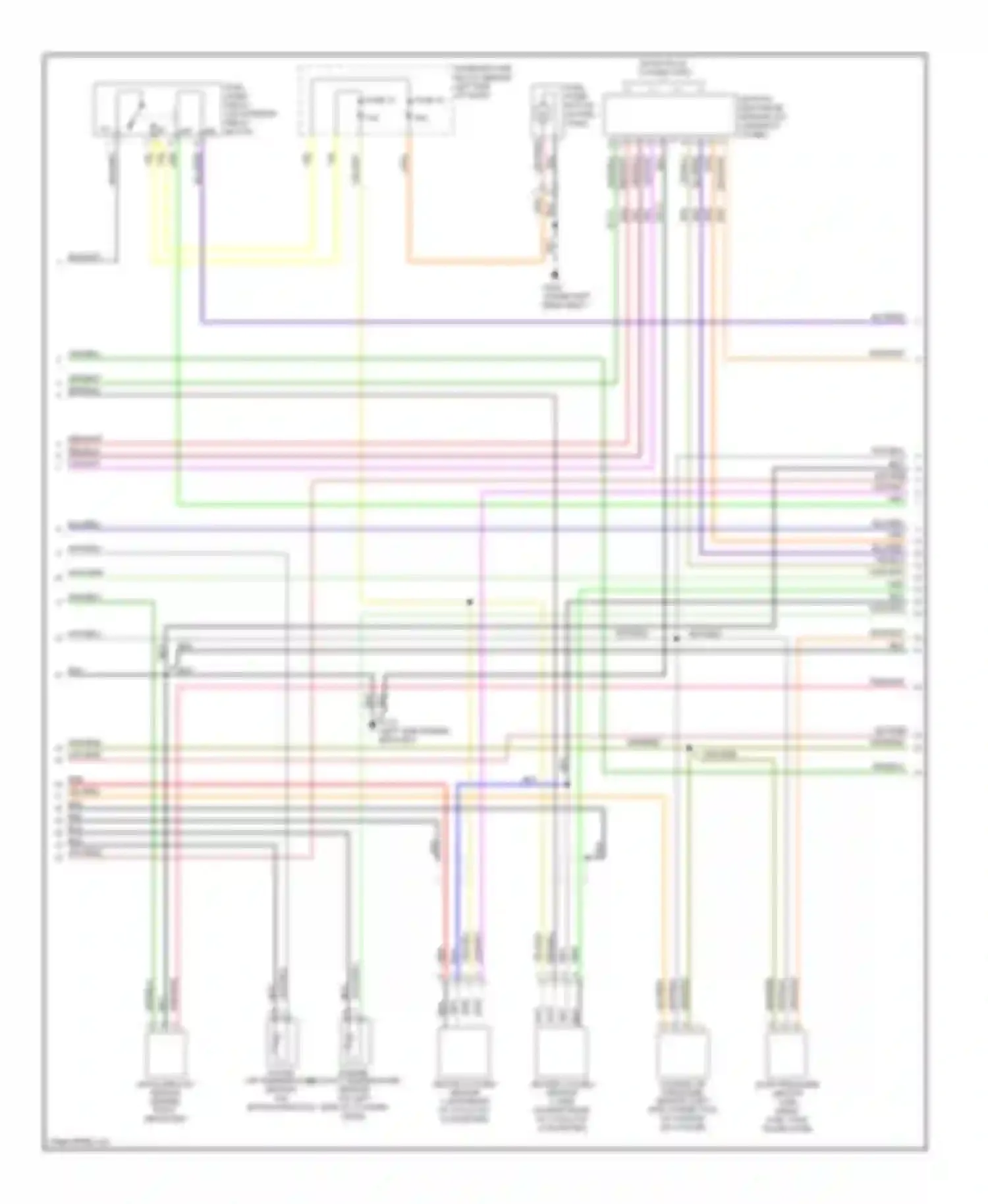 9-5 Saab I (1997-2001): Wiring diagram engine performance 2.3l turbos (2 of 3)