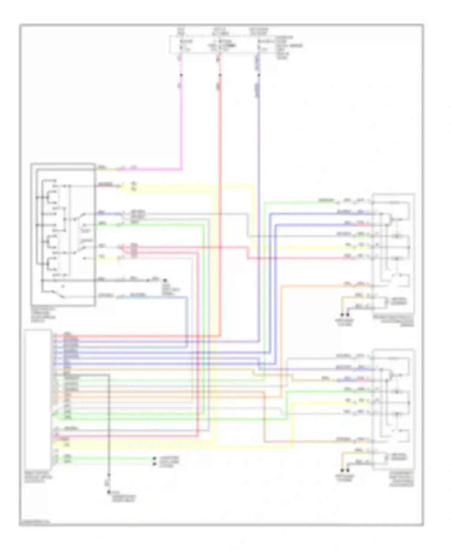 9-5 Saab I (1997-2001): Memory mirrors circuit