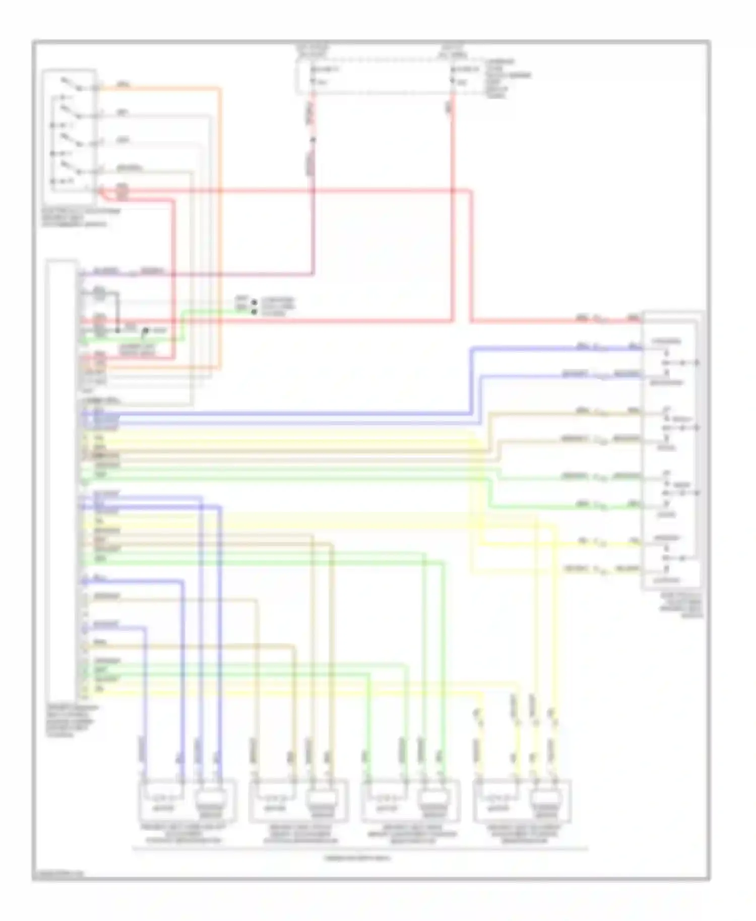 Wiring diagram blk for Saab 9-5 I (1997-2001) (28 of 48)