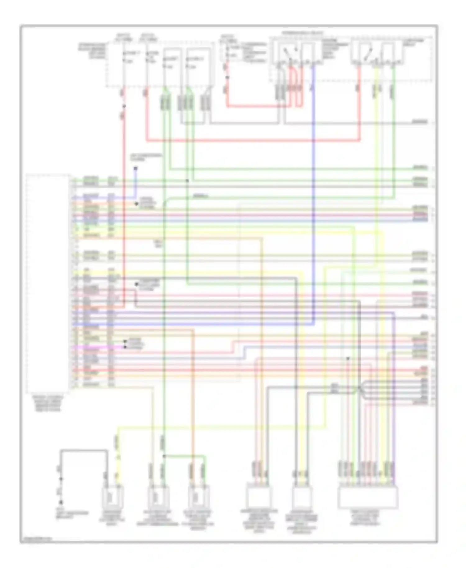 Wiring diagram blk/red for Saab 9-5 I (1997-2001) (7 of 8)
