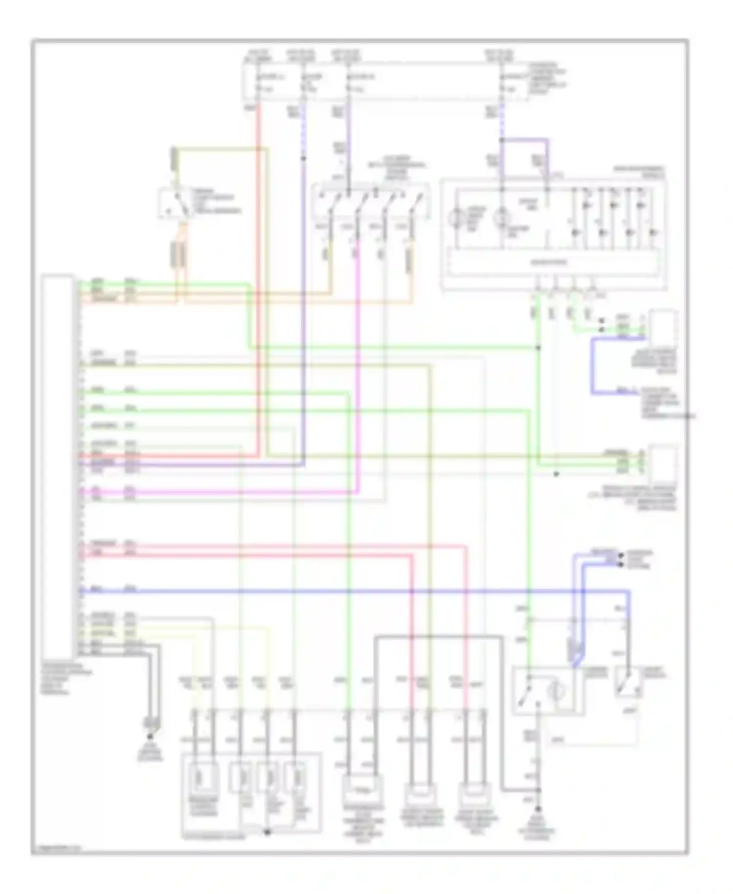 Wiring diagram fuse 29 for Saab 9-5 I (1997-2001) (1 of 3)