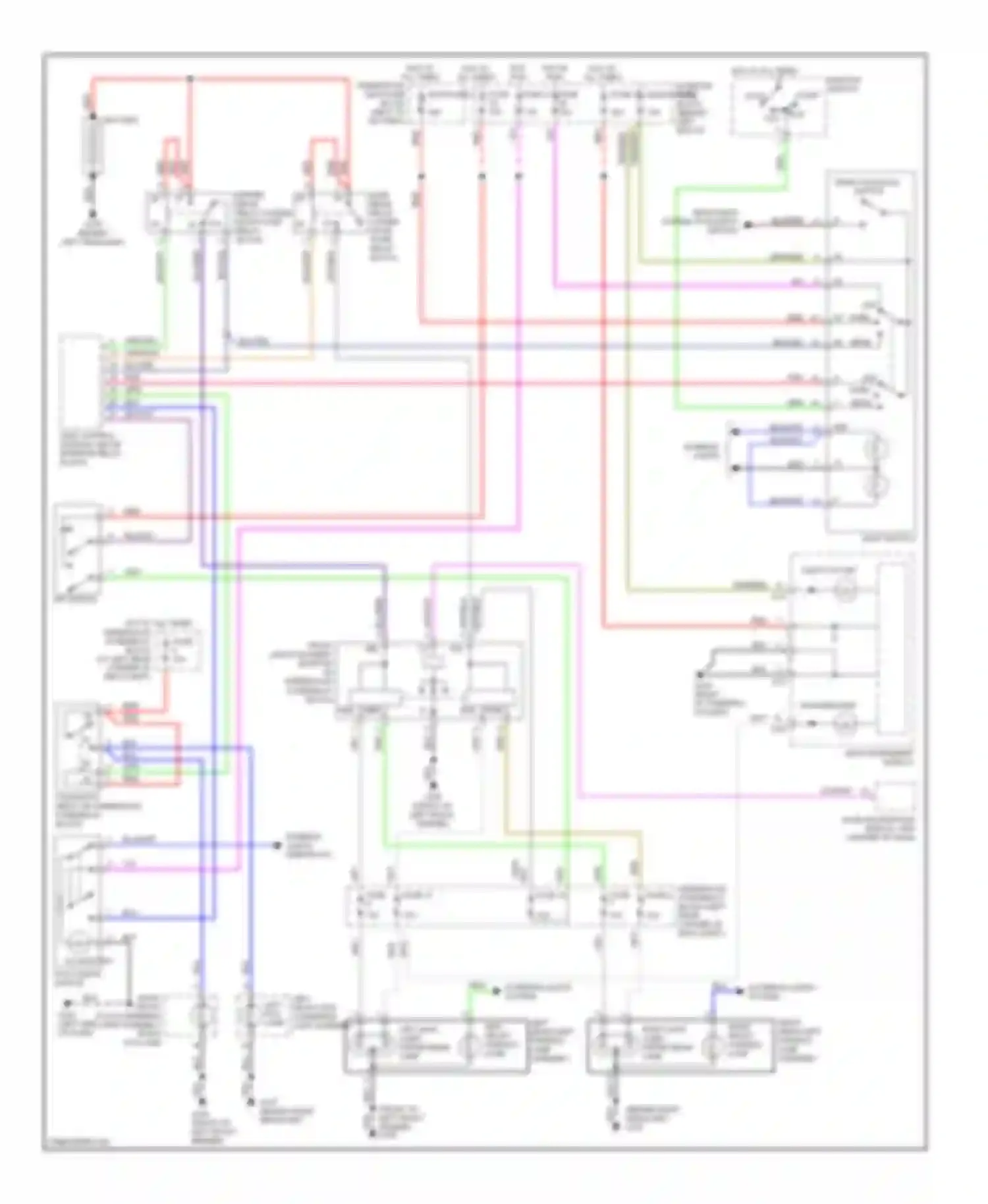 Wiring diagram fuse 9 fuse 10 for Saab 9-5 I (1997-2001) (1 of 1)