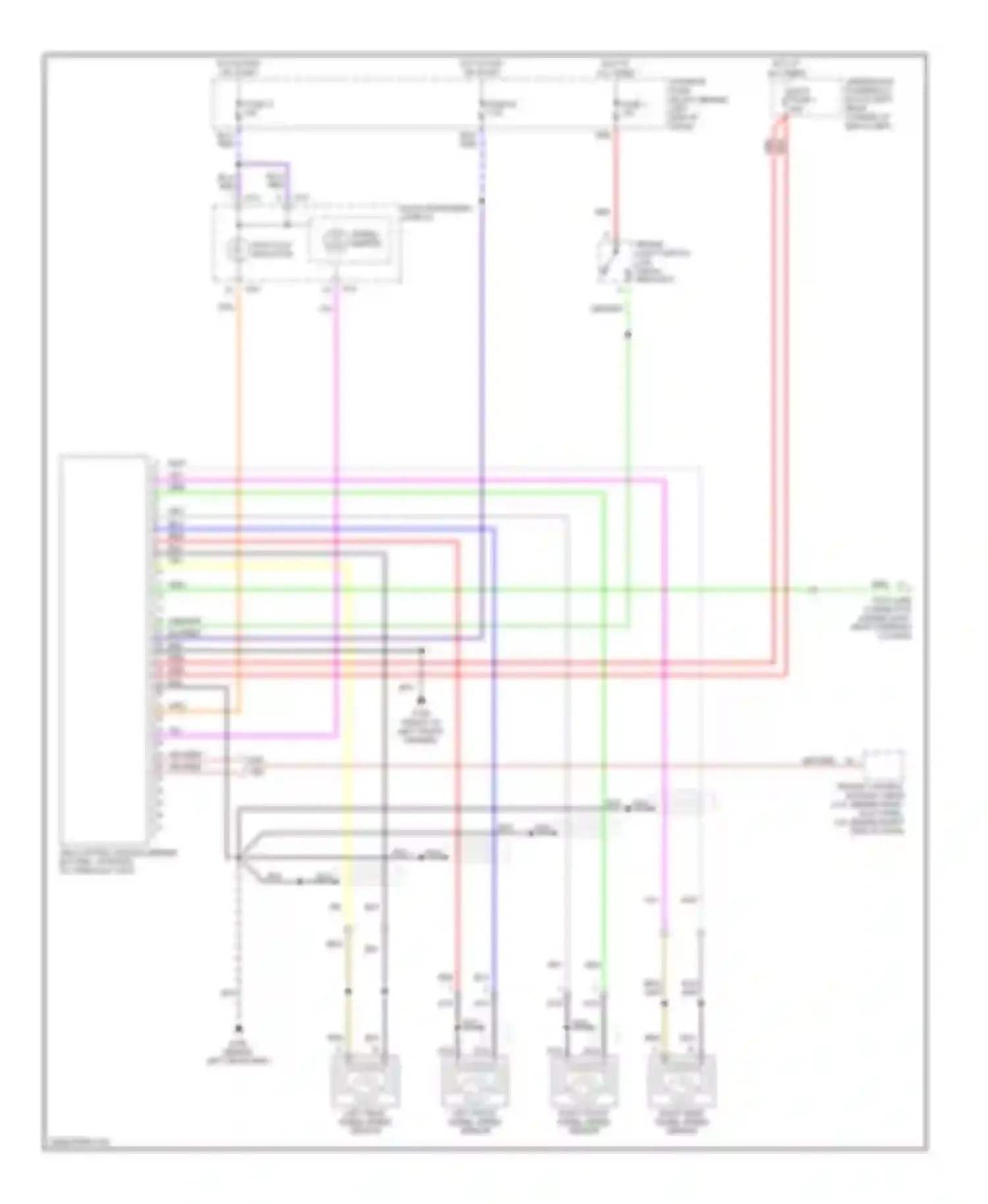 Wiring diagram hot in run or start for Saab 9-5 I (1997-2001) (1 of 9)