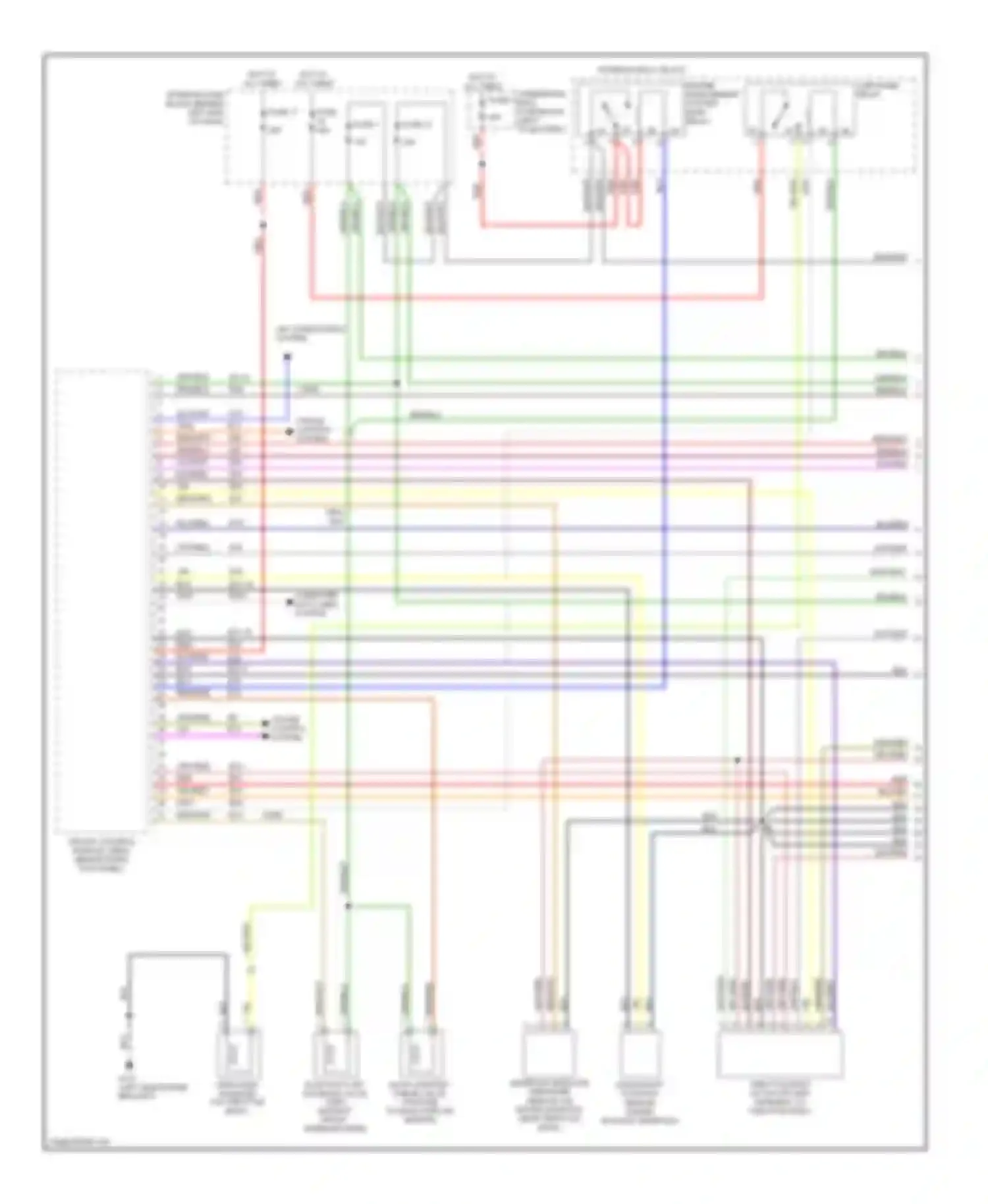 Wiring diagram limp-home relay for Saab 9-5 I (1997-2001) (2 of 3)