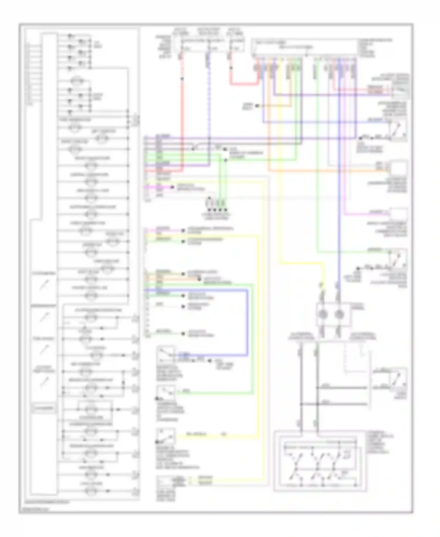 Wiring diagram of dash) for Saab 9-5 I (1997-2001) (1 of 1)