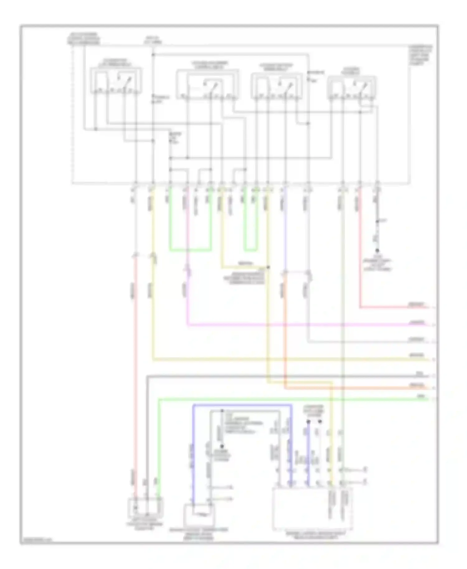 9-5 Saab II (2010-2012): Cooling fan circuit, dual fans (1 of 2)