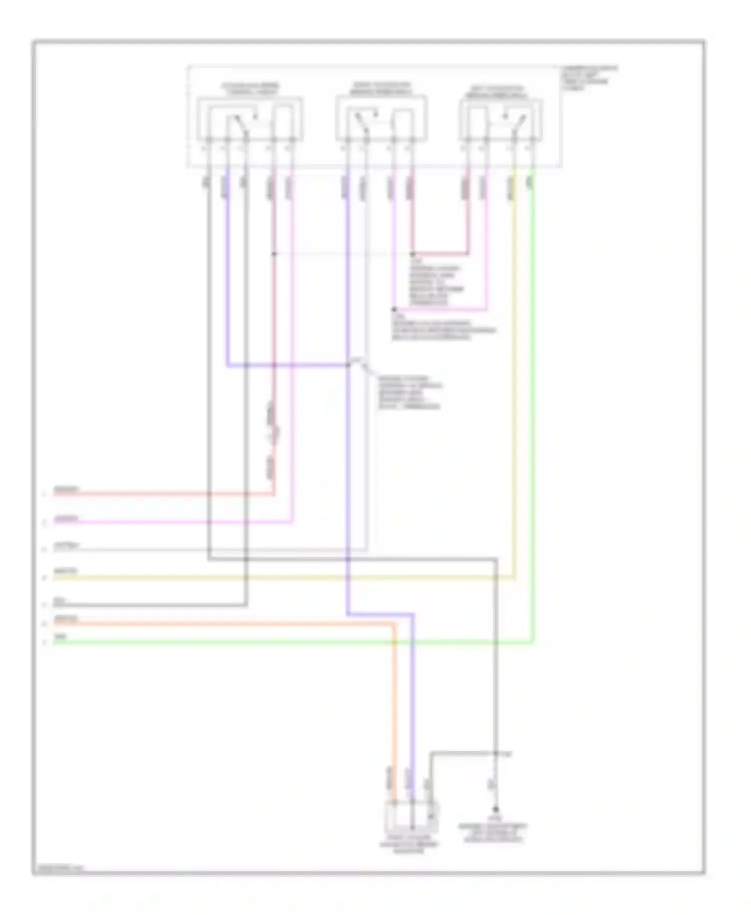 9-5 Saab II (2010-2012): Cooling fan circuit, dual fans (2 of 2)