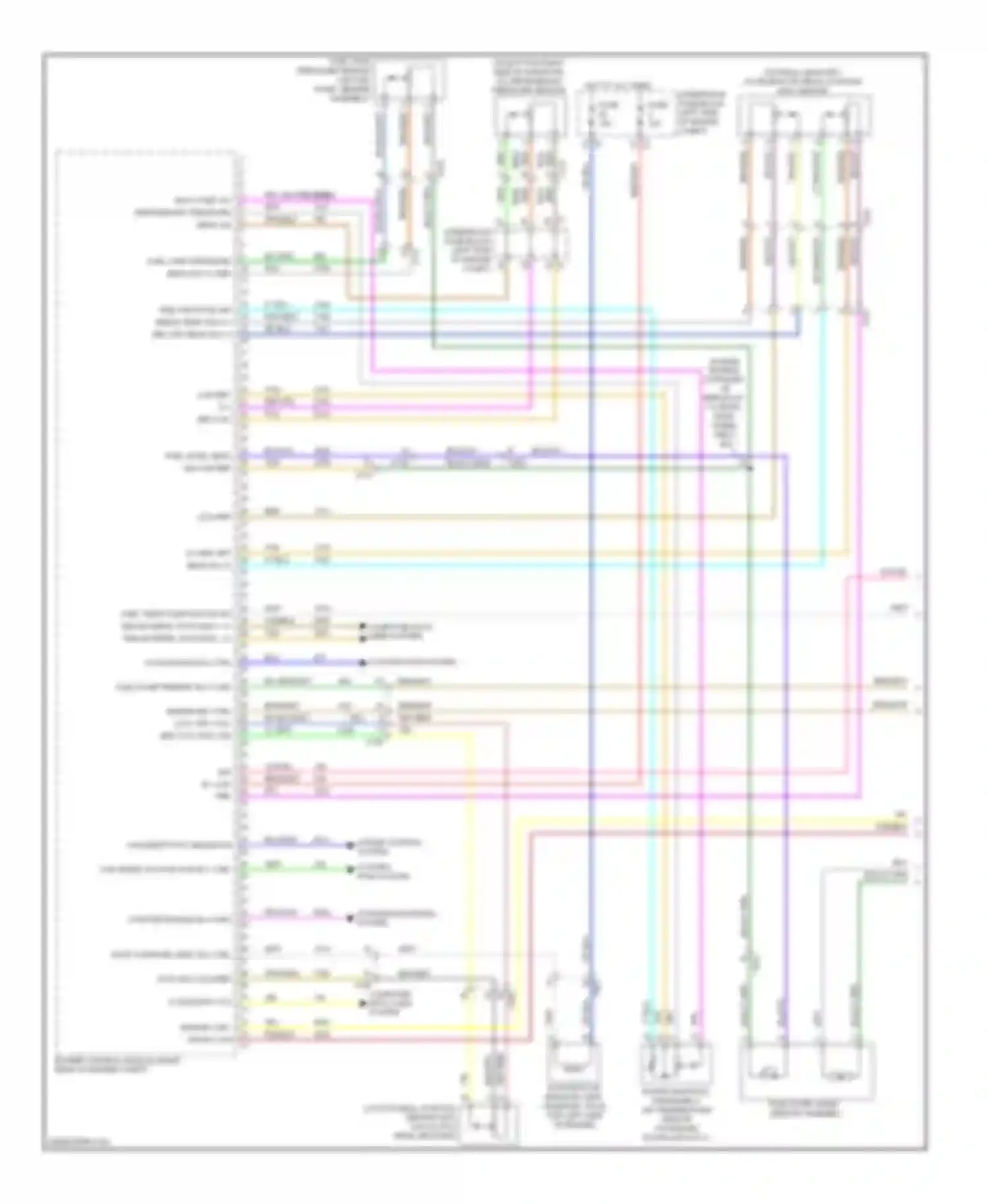 9-5 Saab II (2010-2012): Wiring diagram engine performance 2.0l turbo (1 of 5)