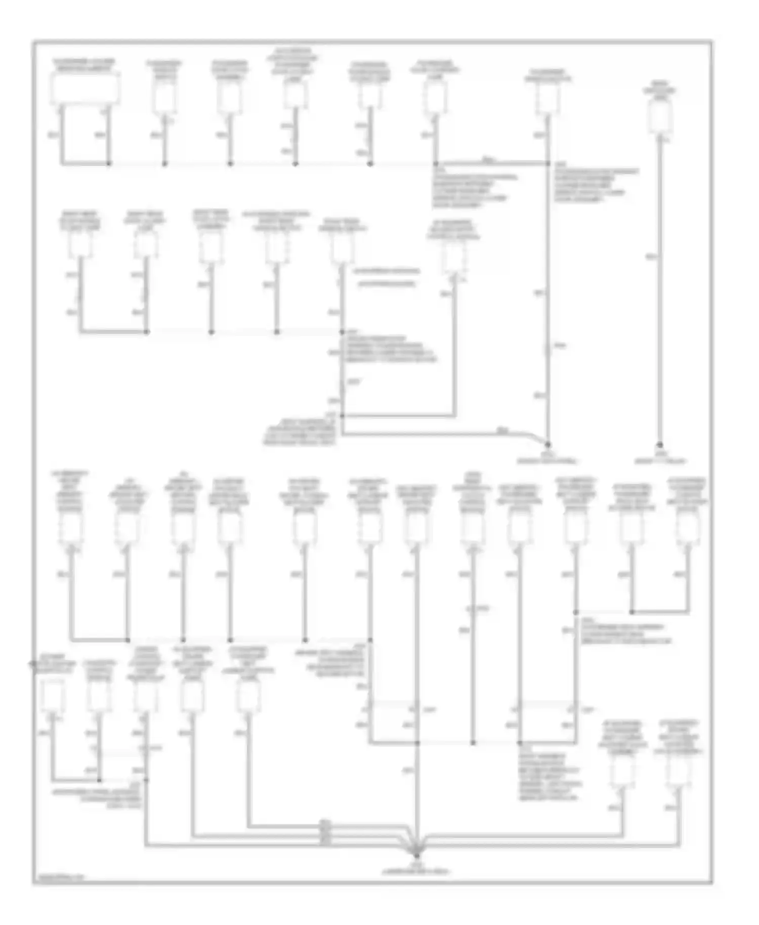 9-5 Saab II (2010-2012): Ground distribution circuit (6 of 8)