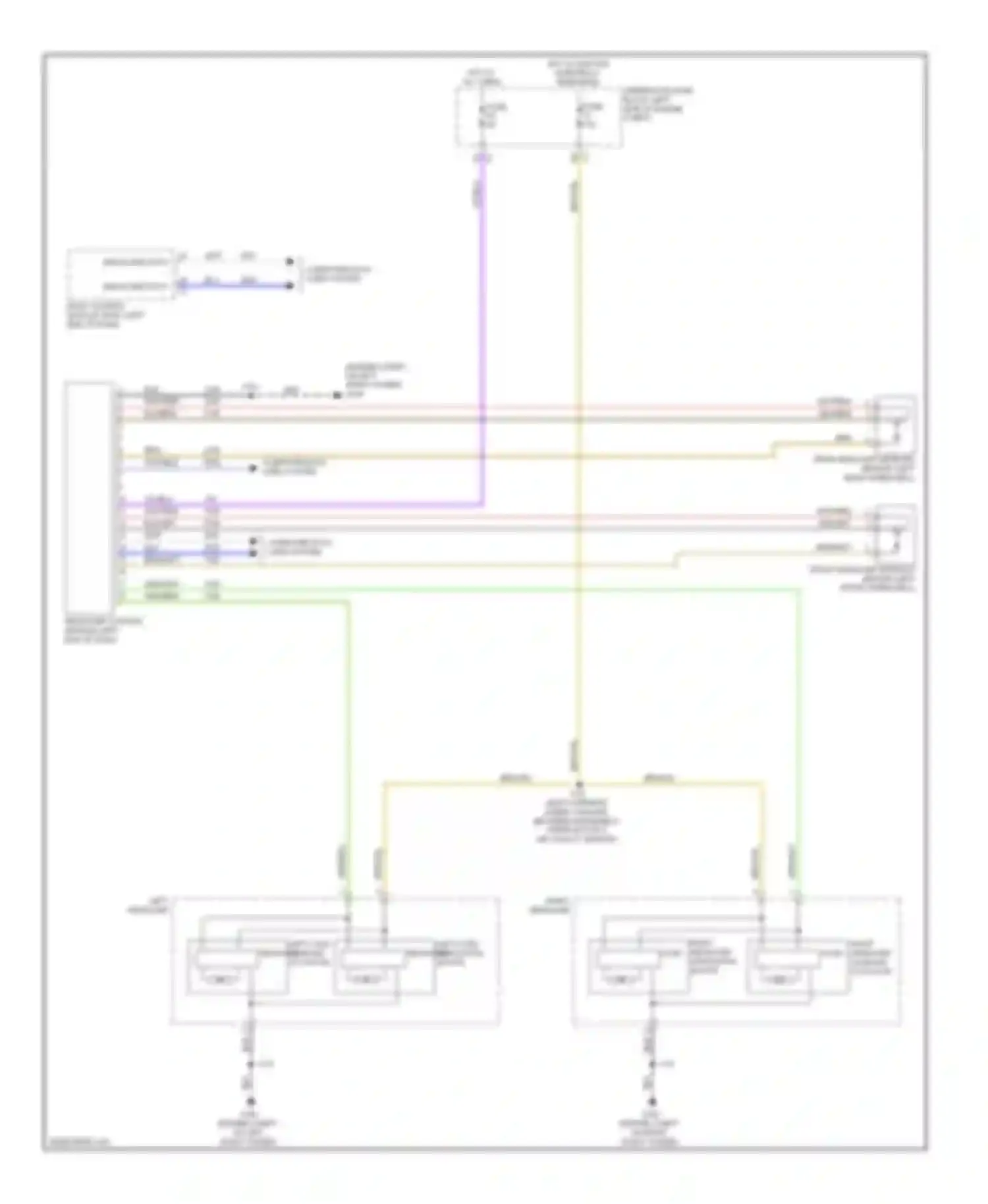 9-5 Saab II (2010-2012): Headlamps leveling circuit