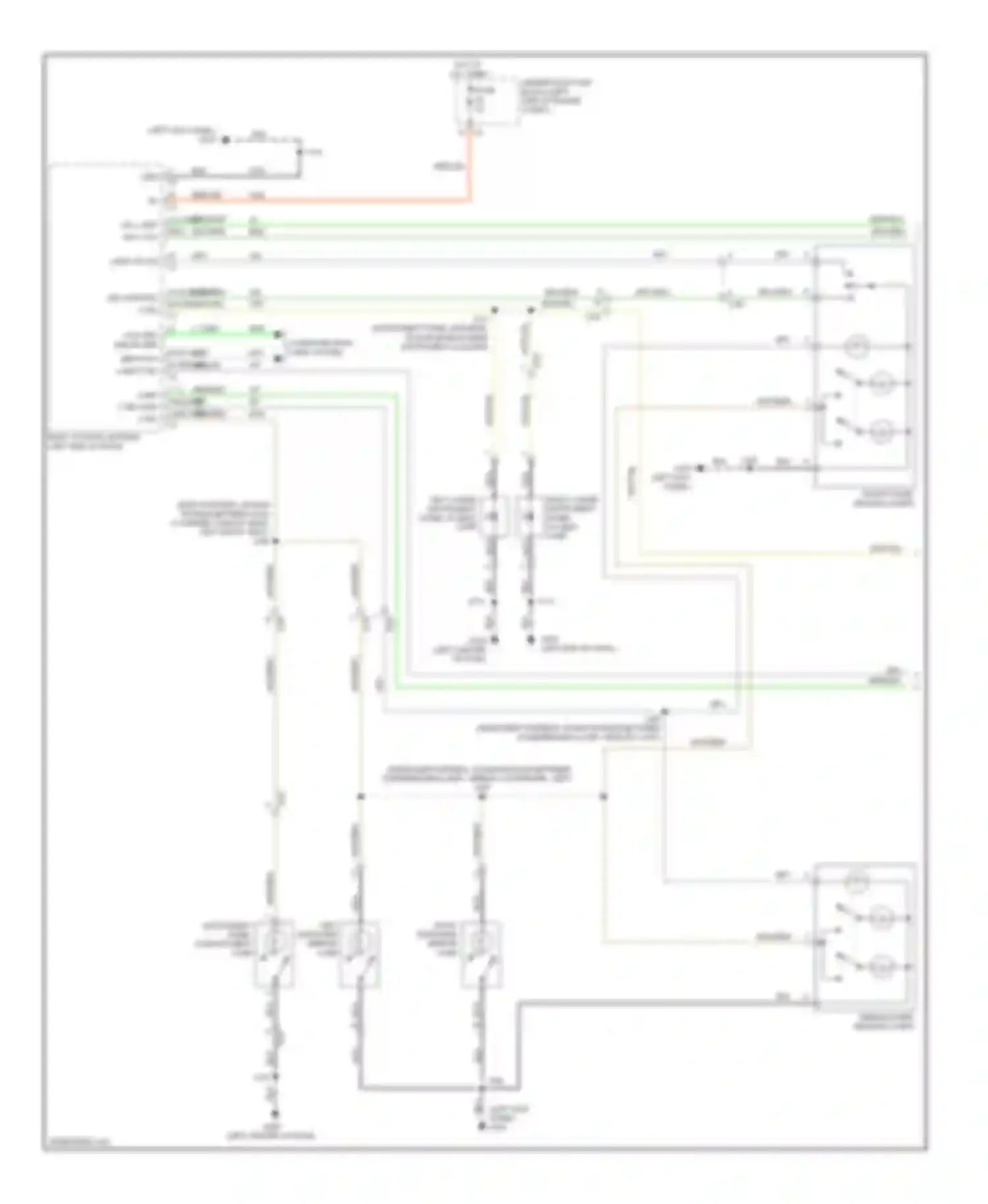 9-5 Saab II (2010-2012): Courtesy lamps circuit (1 of 3)