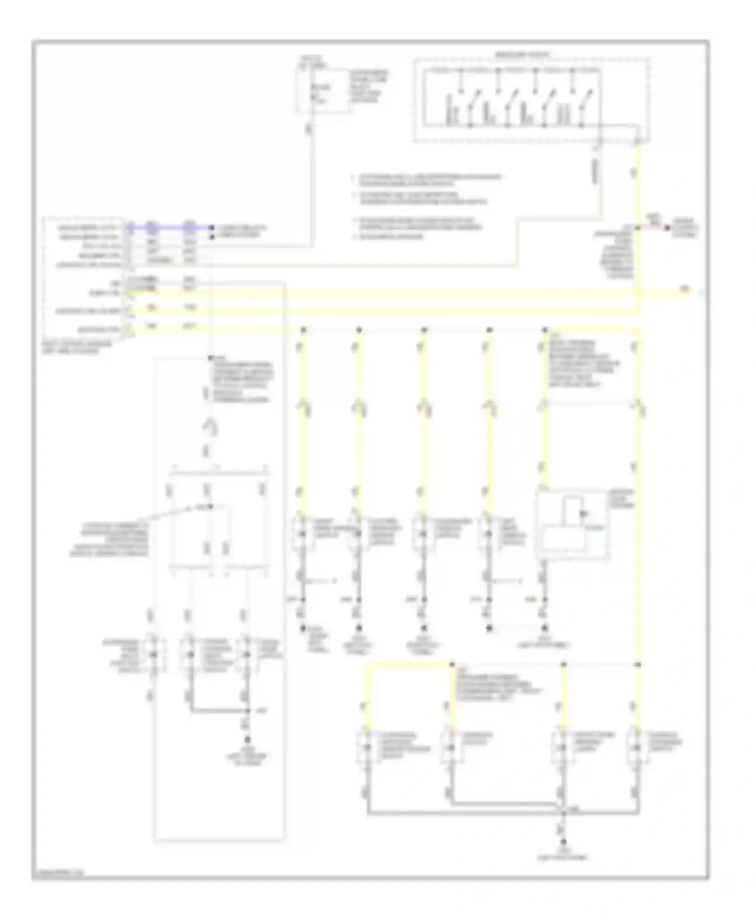 9-5 Saab II (2010-2012): Instrument illumination circuit (1 of 2)