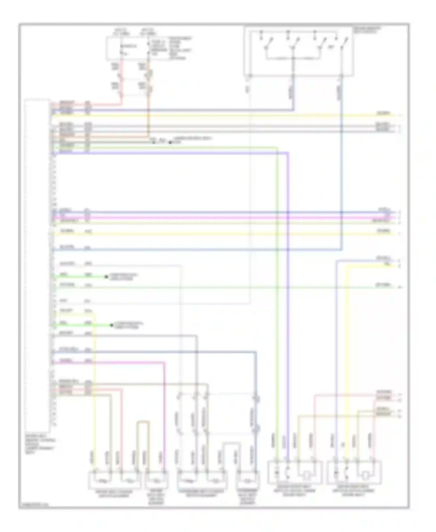 9-5 Saab II (2010-2012): Memory seat circuit (1 of 2)