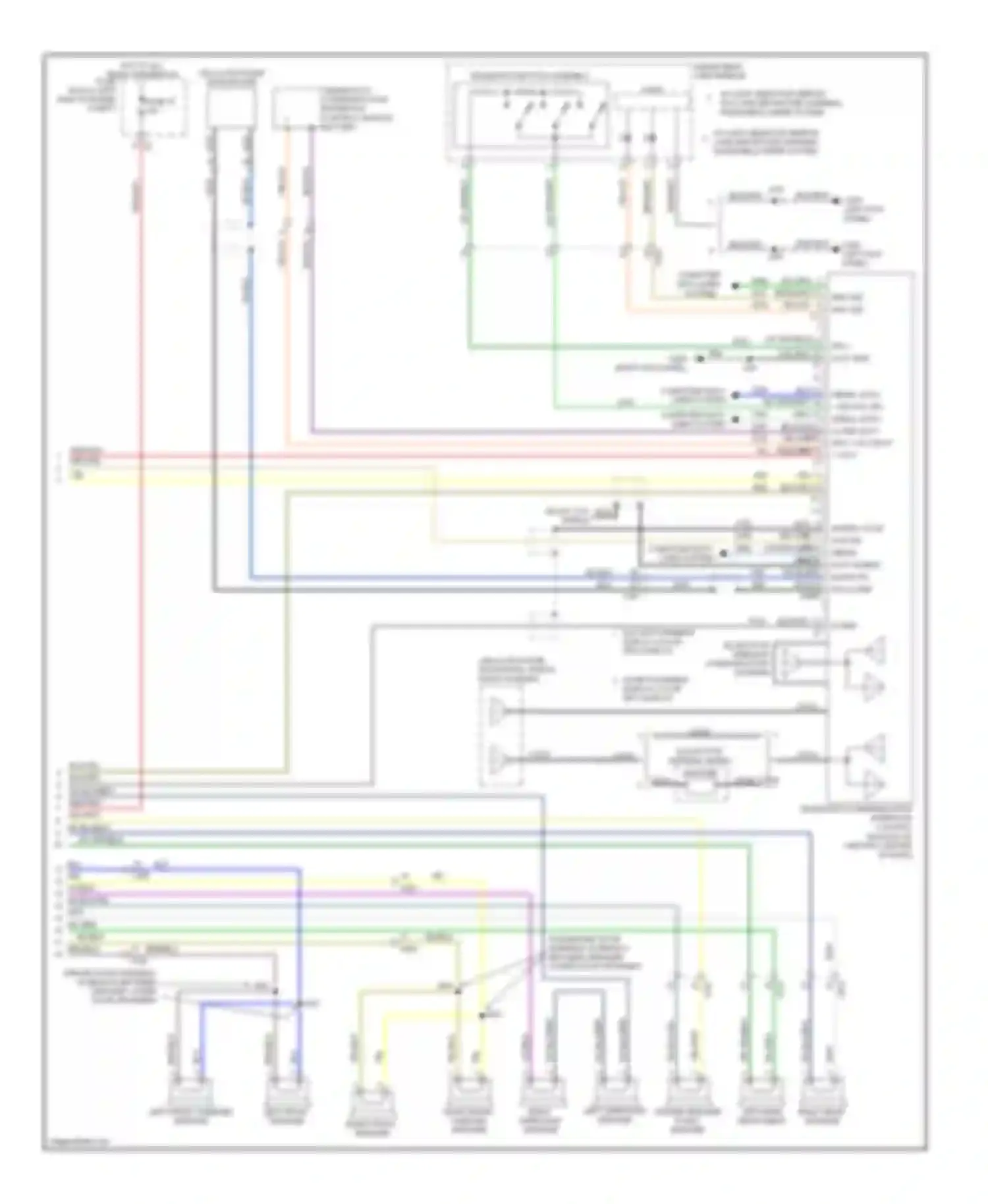 9-5 Saab II (2010-2012): Navigation circuit, with surround amplifier (6 of 6)
