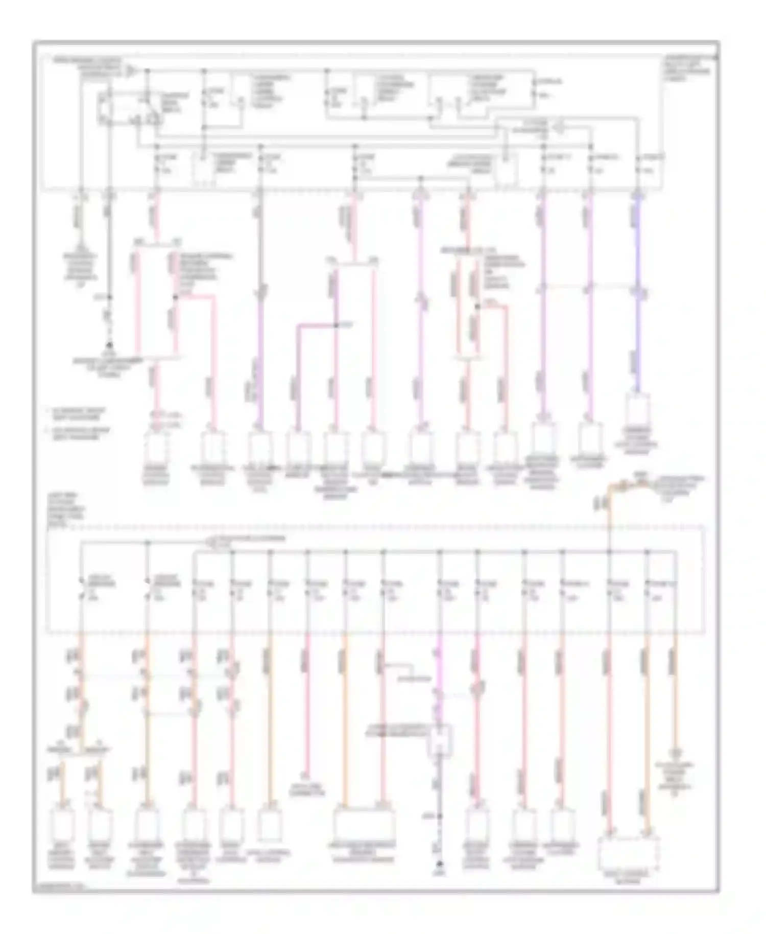 9-5 Saab II (2010-2012): Power distribution circuit (2 of 6)