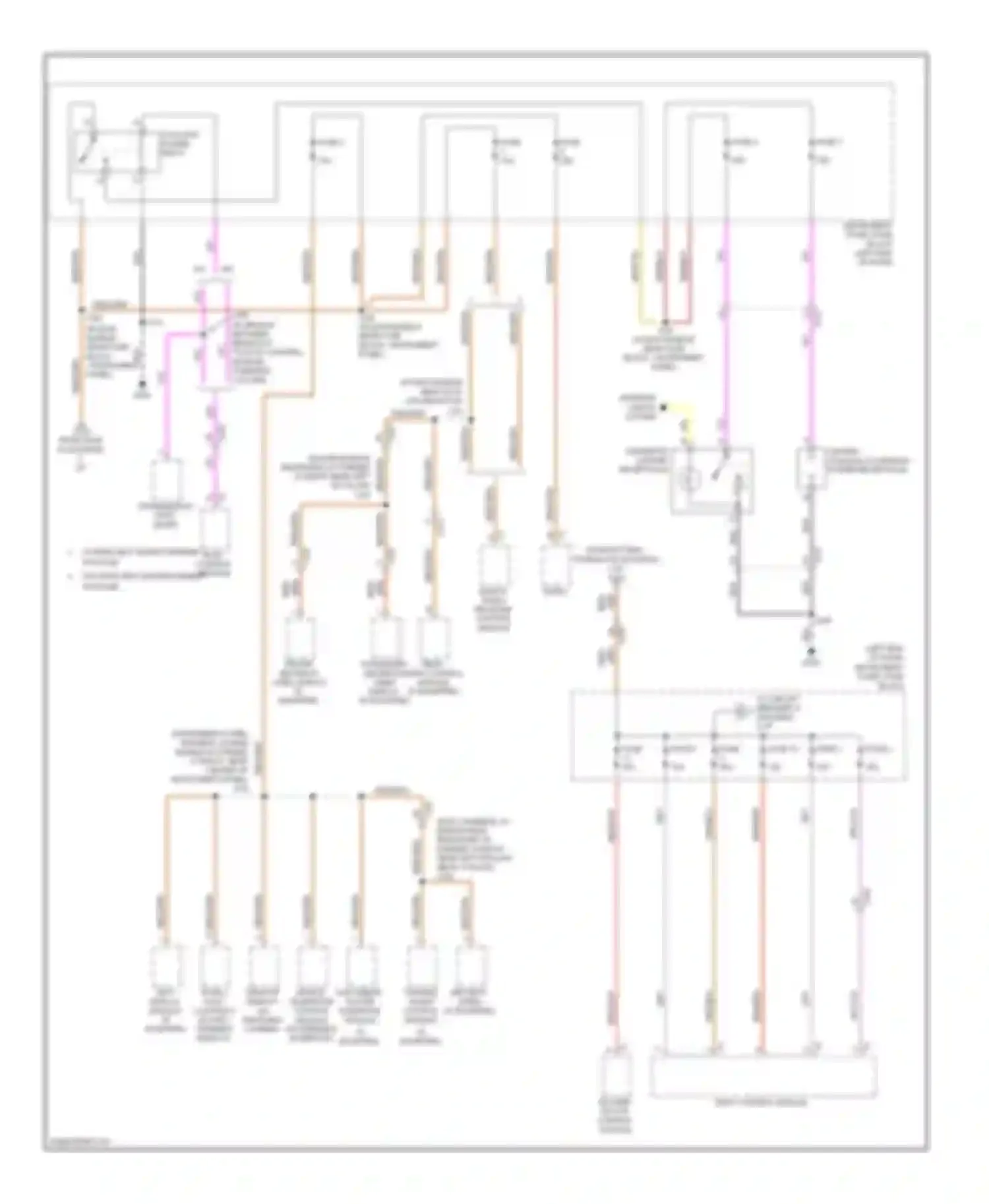 9-5 Saab II (2010-2012): Power distribution circuit (4 of 6)