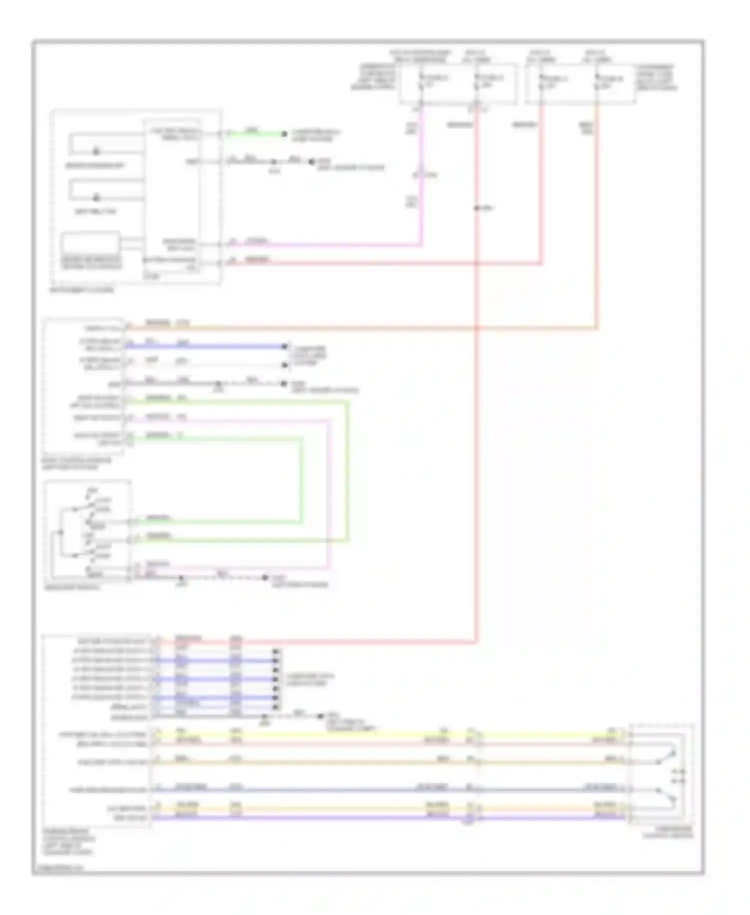 9-5 Saab II (2010-2012): Chime circuit (1 of 2)