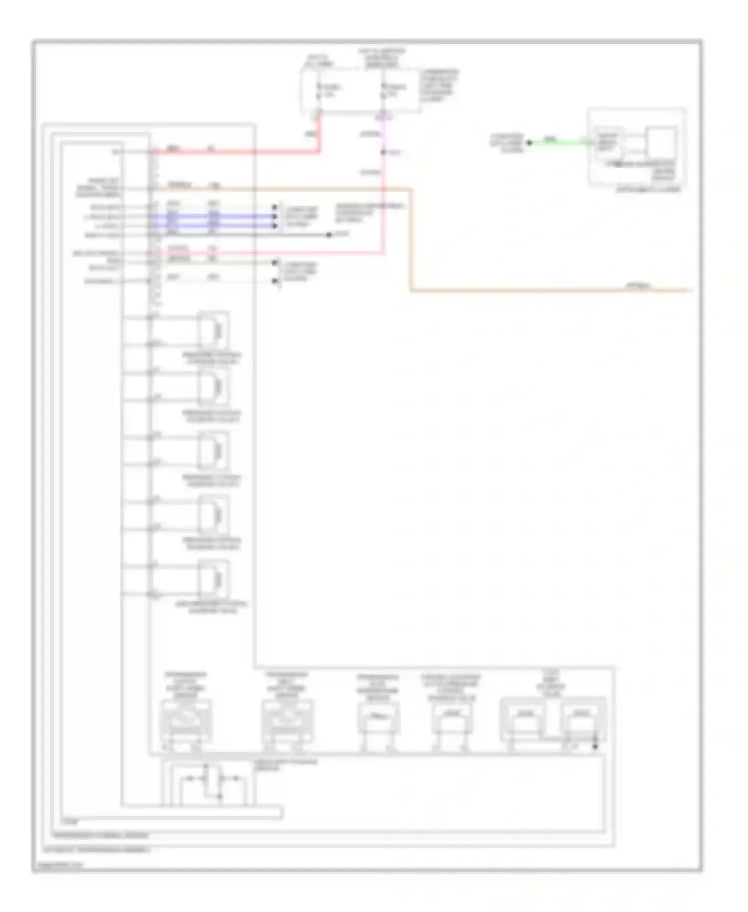 Wiring diagram blk for Saab 9-5 II (2010-2012) (111 of 123)