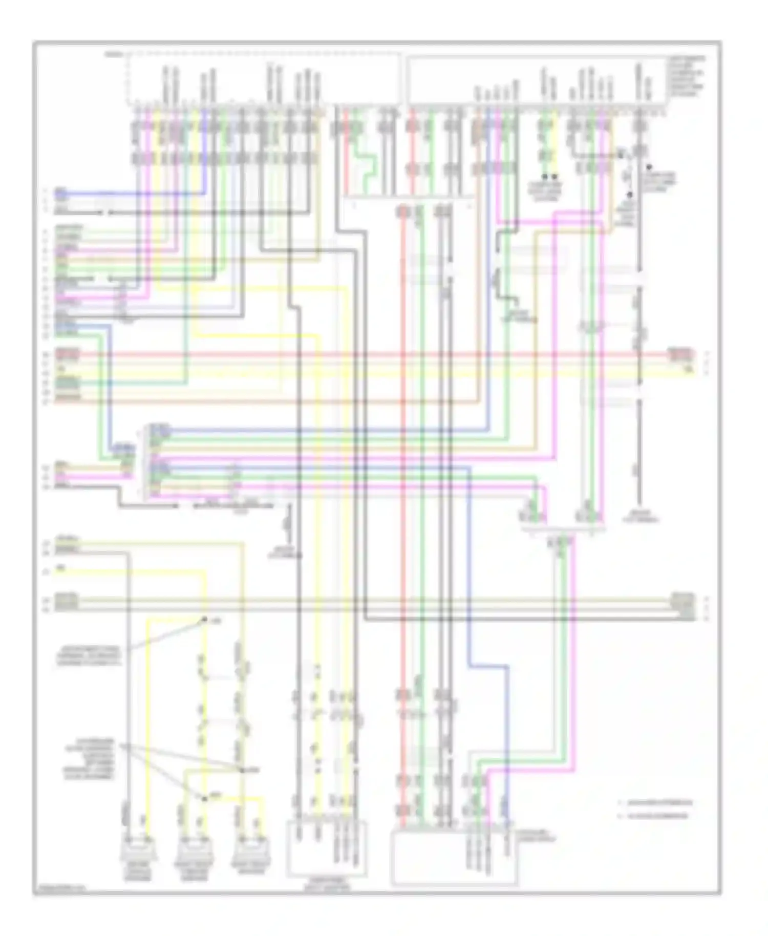 Wiring diagram bright ctrl for Saab 9-5 II (2010-2012) (2 of 8)