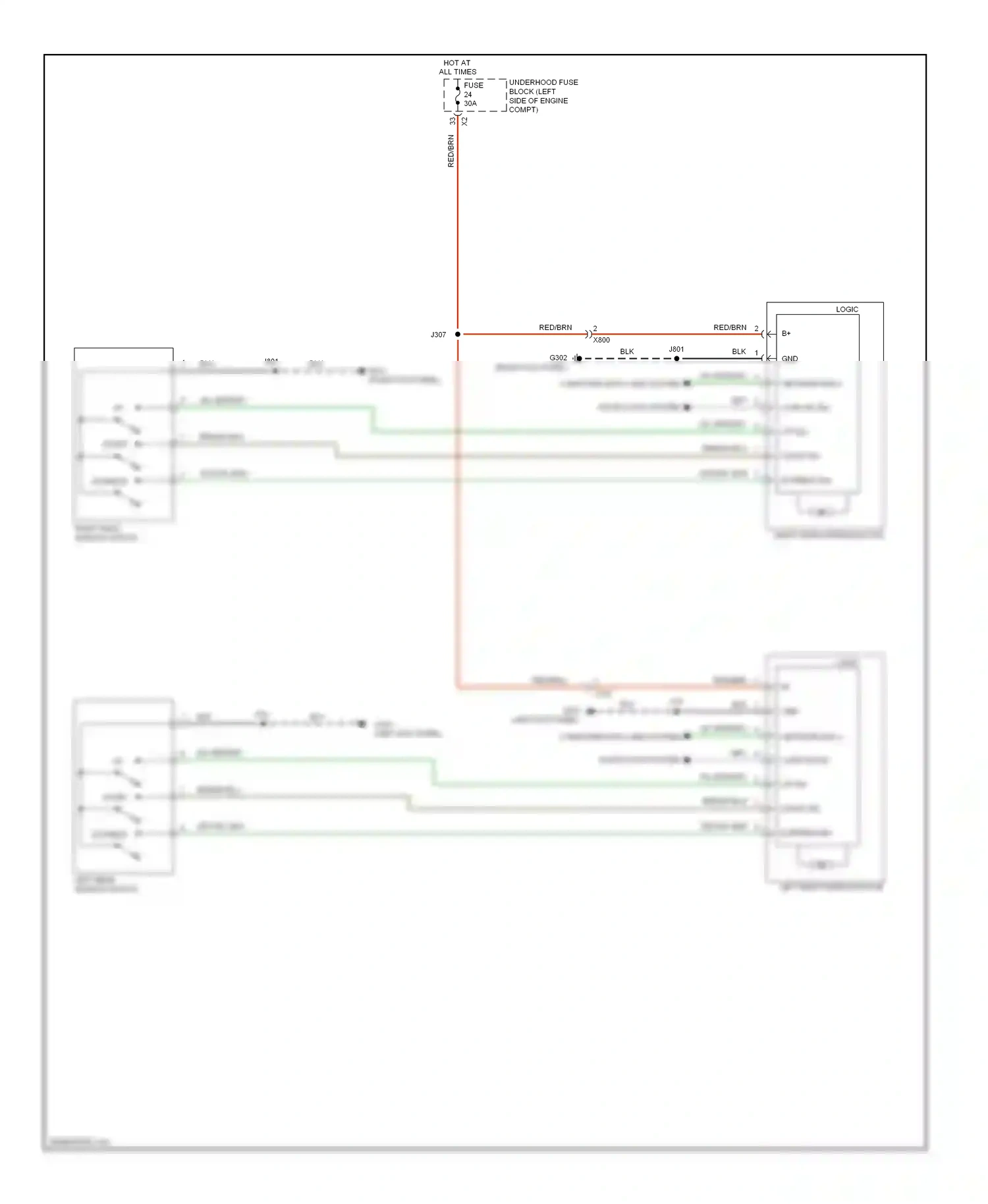 Saab 9-5 II (2010-2012) down wiring diagram  (8 of 8)