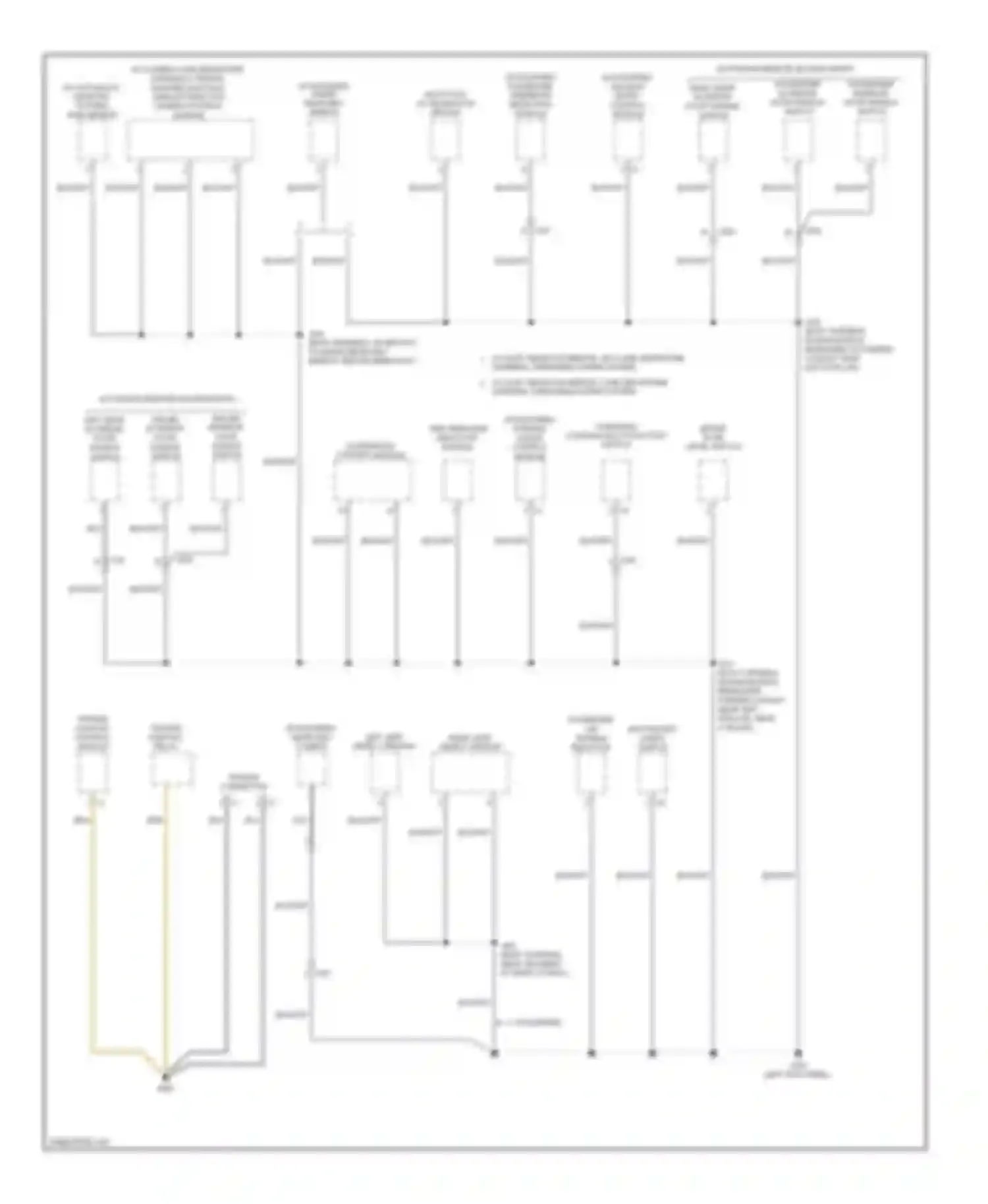 Wiring diagram driver interior door handle switch for Saab 9-5 II (2010-2012) (1 of 1)