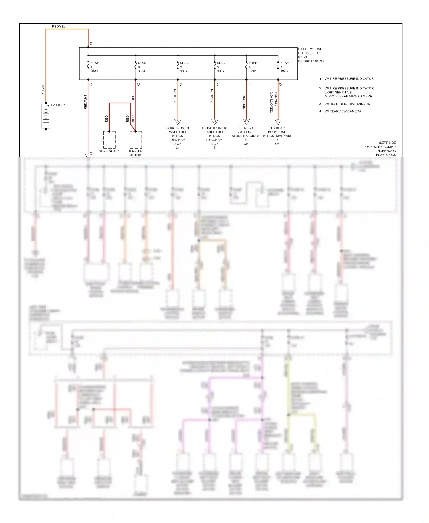 Saab 9-5 II (2010-2012) electronic brake control module wiring diagram  (2 of 2)