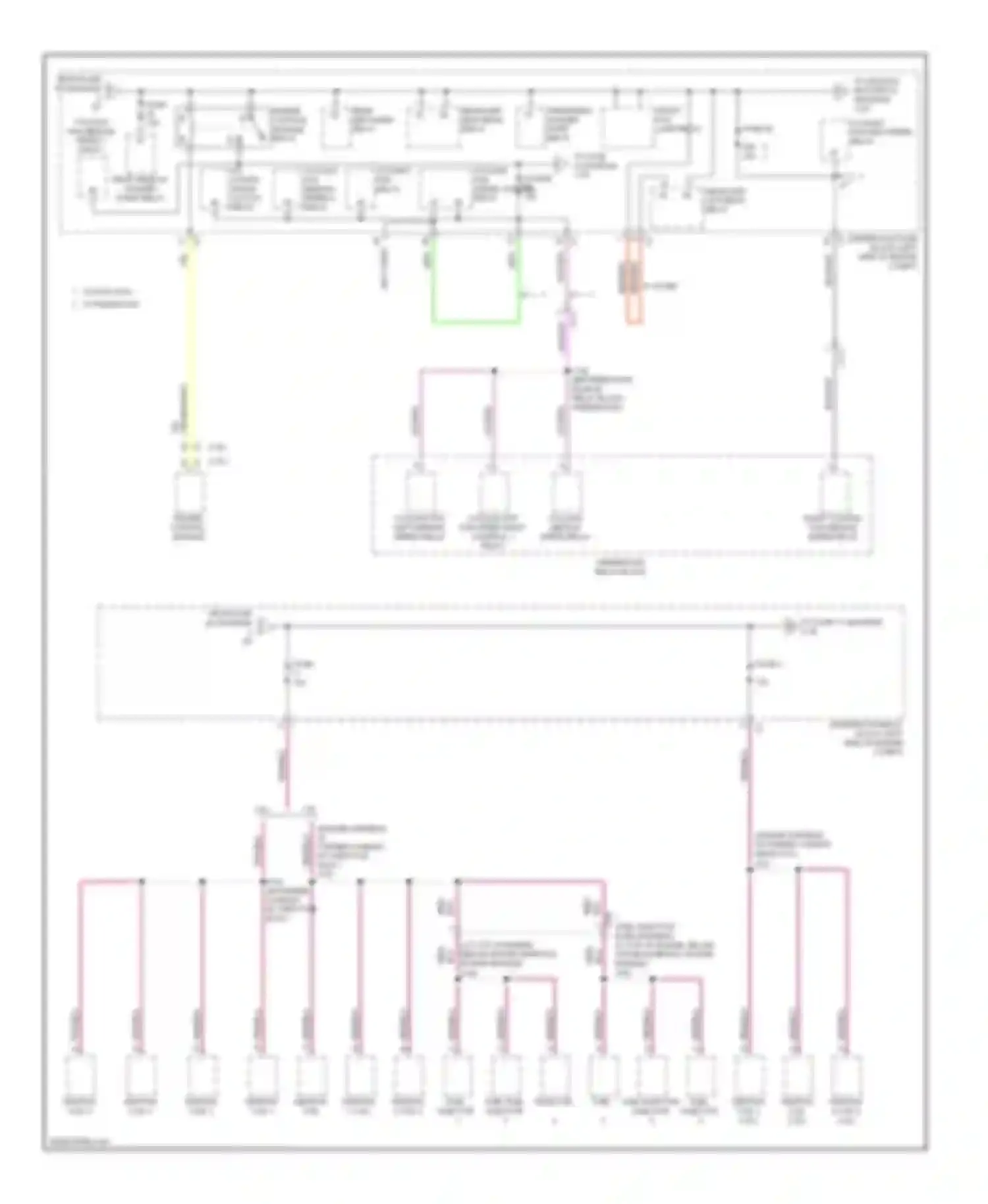 Wiring diagram headlamp high beam relay for Saab 9-5 II (2010-2012) (3 of 3)